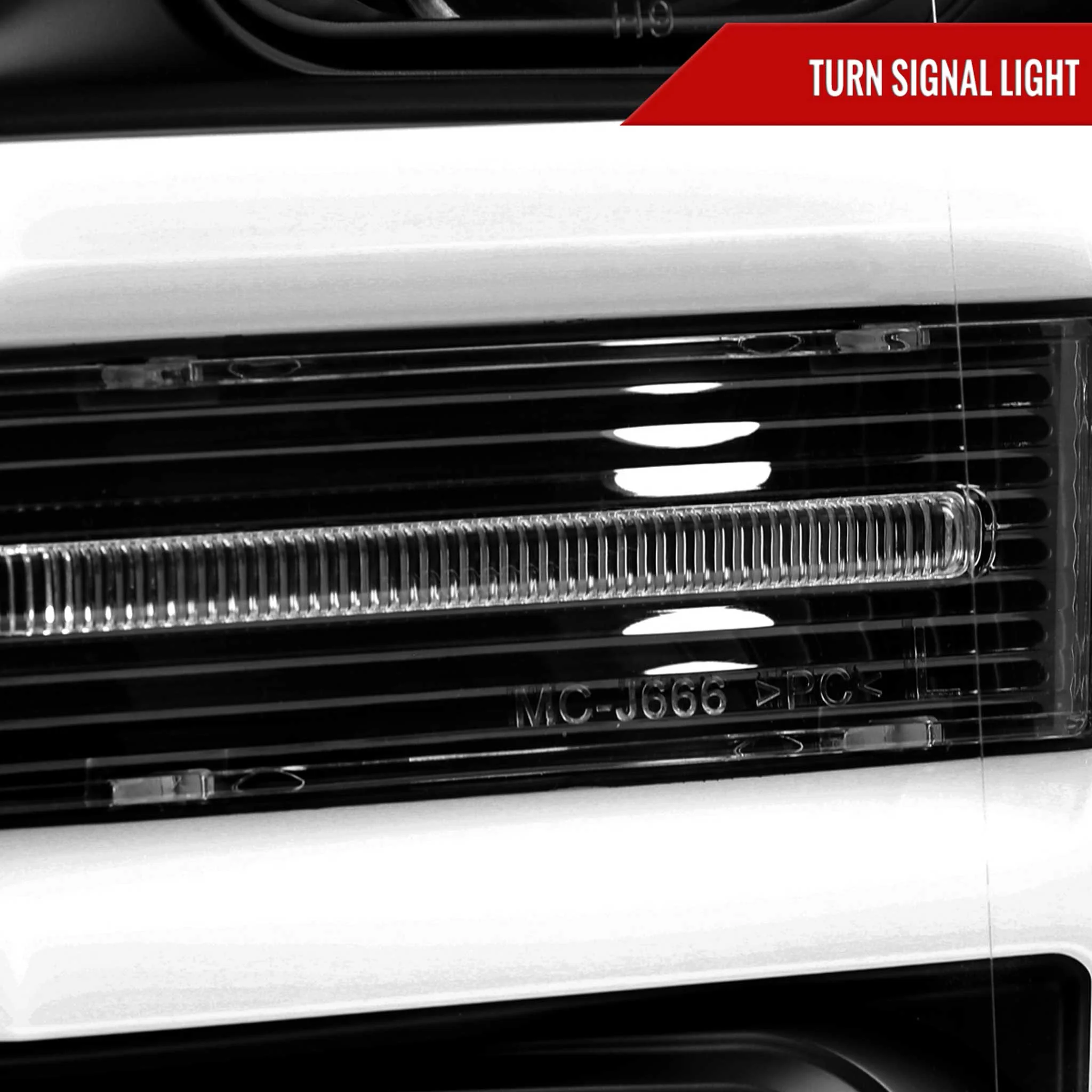 For Ford F-150 2018-2020 LED C Bar Projector Headlights Black Housing Clear Lens - Image 6