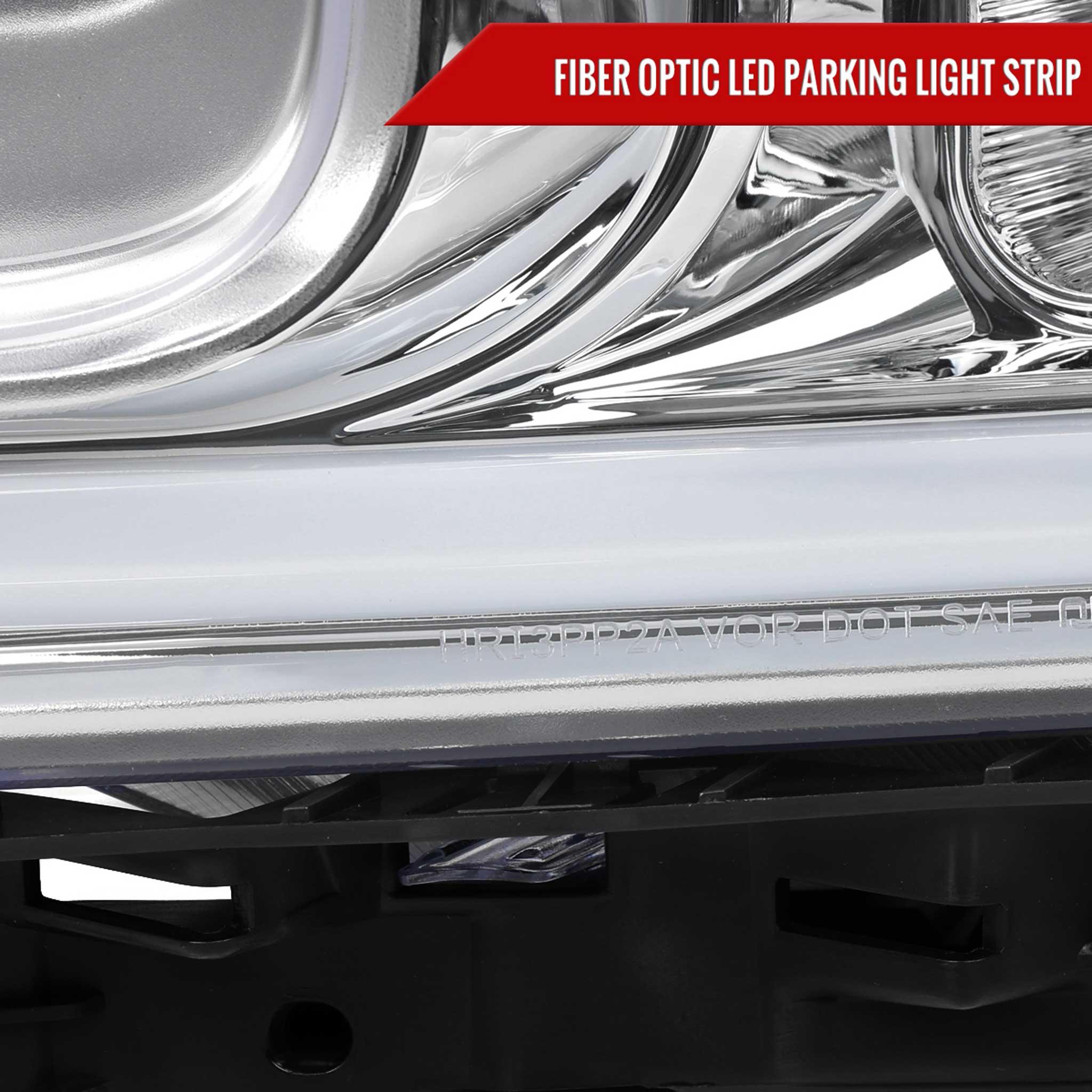 For Ford F-150 2018-2020 LED C Bar Projector Headlights Chrome Housing Clear Lens - Image 5