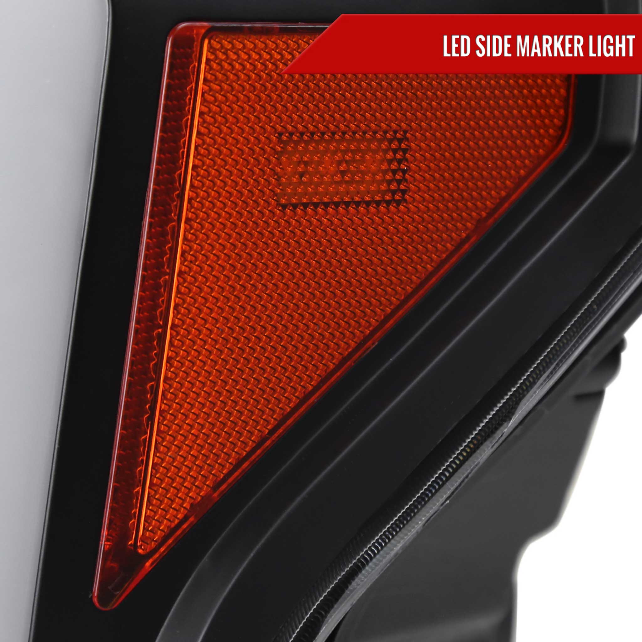 For Ford F-150 2018-2020 LED C-Bar Projector Headlights Turn Signal Lights Matte Black Housing Clear Lens - Image 6