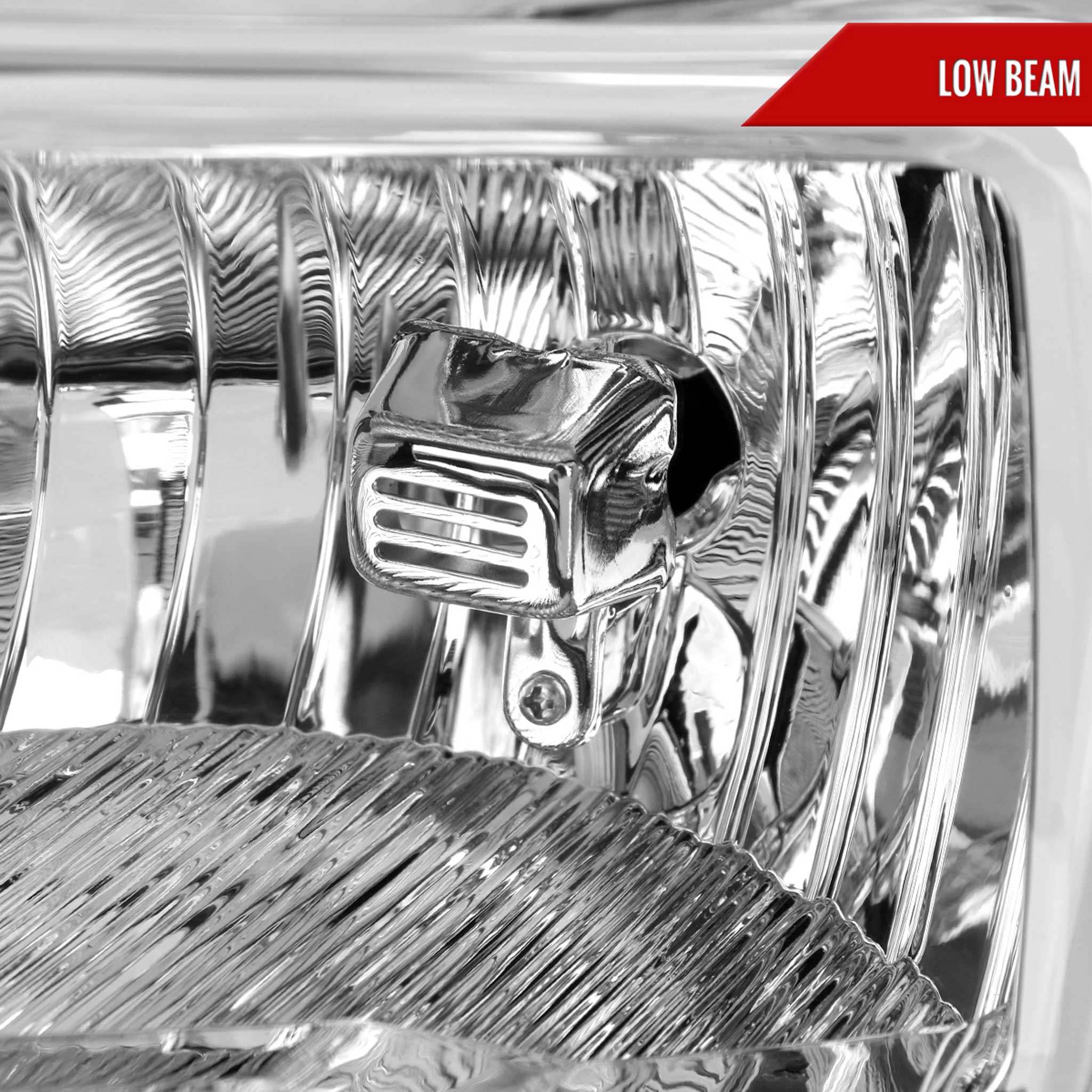 For Ford F-150 2021-2023 Factory Style Headlight Chrome Housing Clear Lens Driver Side Only - Image 3