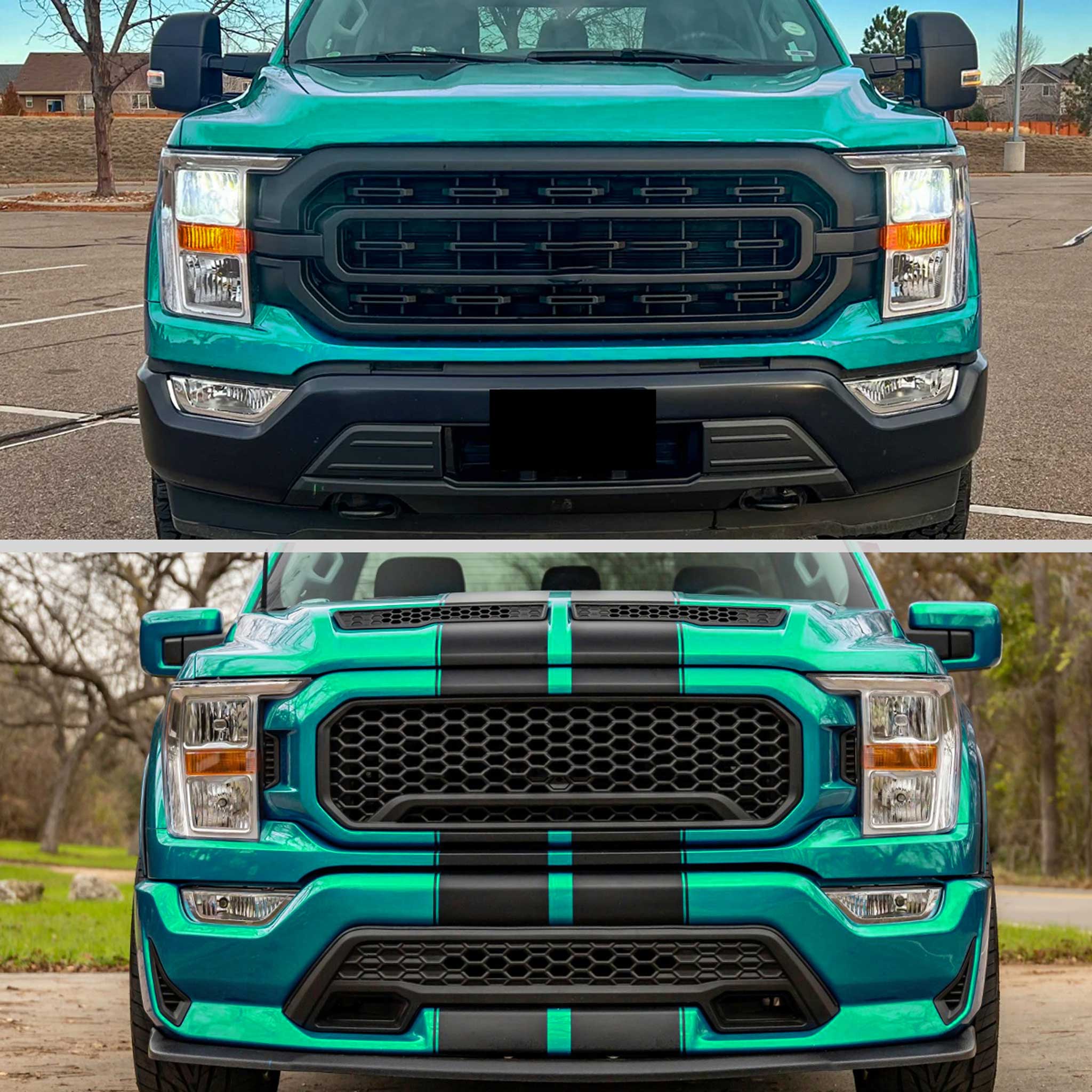 For Ford F-150 2021-2023 Factory Style Headlight Chrome Housing Clear Lens Passenger Side Only - Image 12