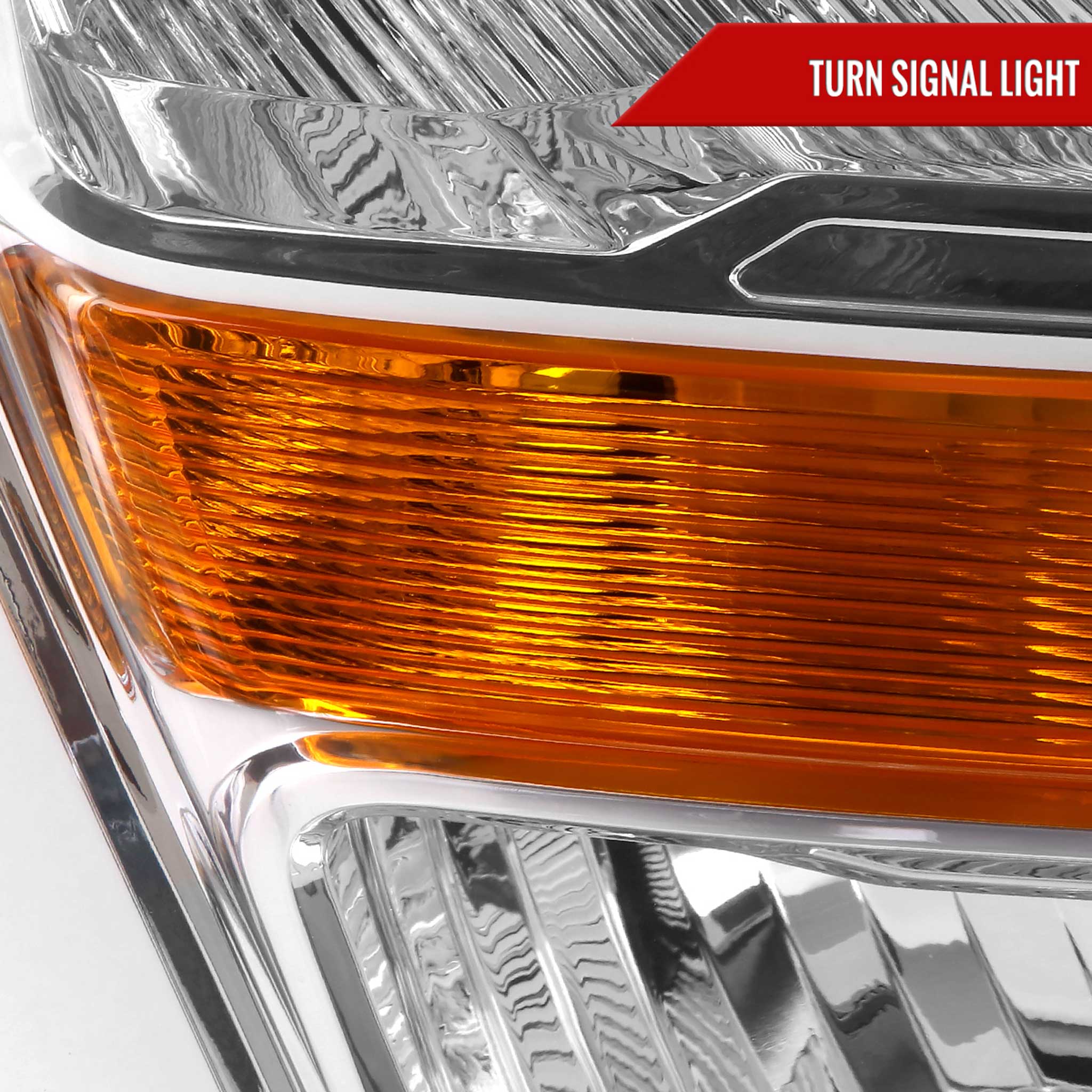 For Ford F-150 2021-2023 Factory Style Headlight Chrome Housing Clear Lens Passenger Side Only - Image 5