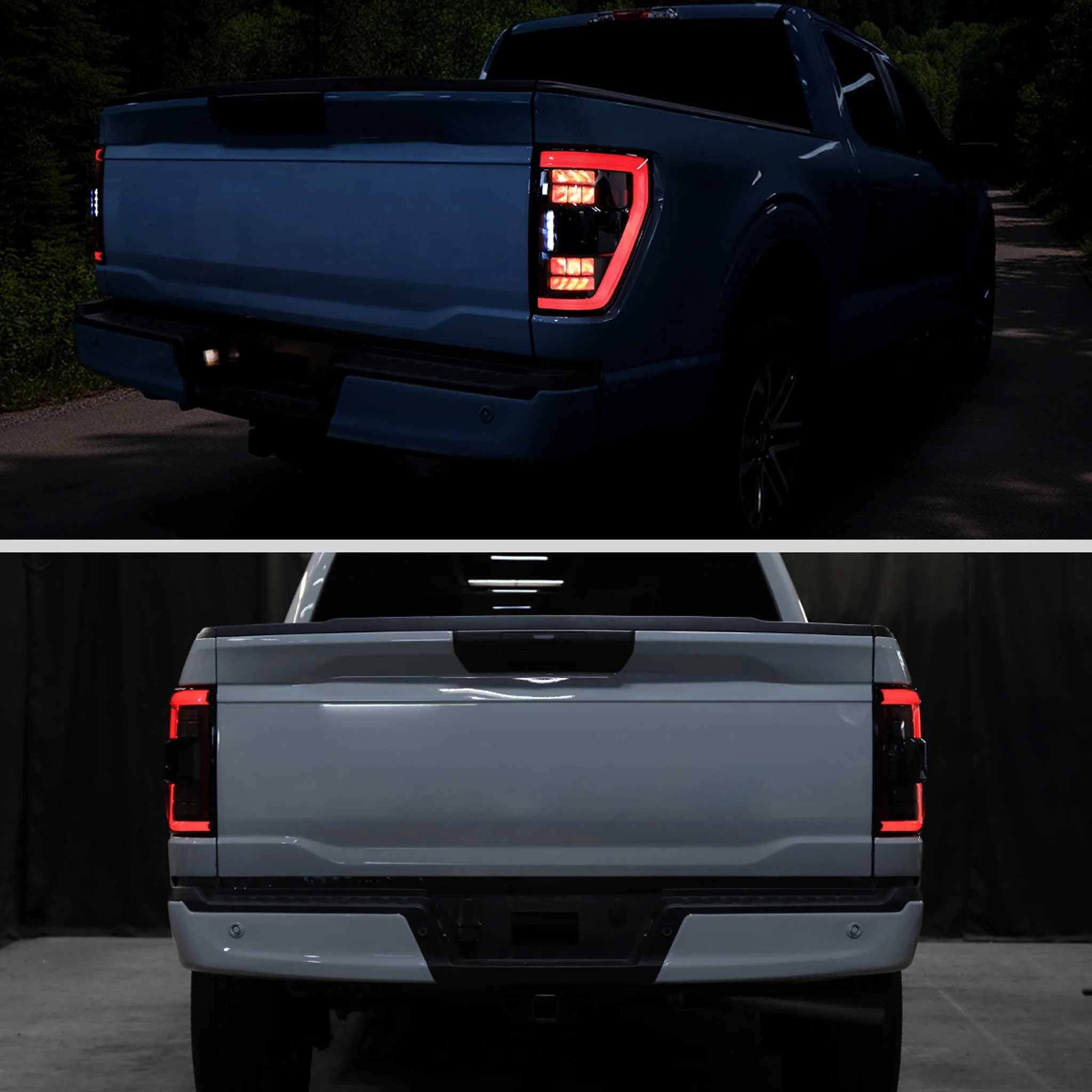 For Ford F-150 2021-2023 Full LED Tail Light Black Housing Clear Lens - Image 10