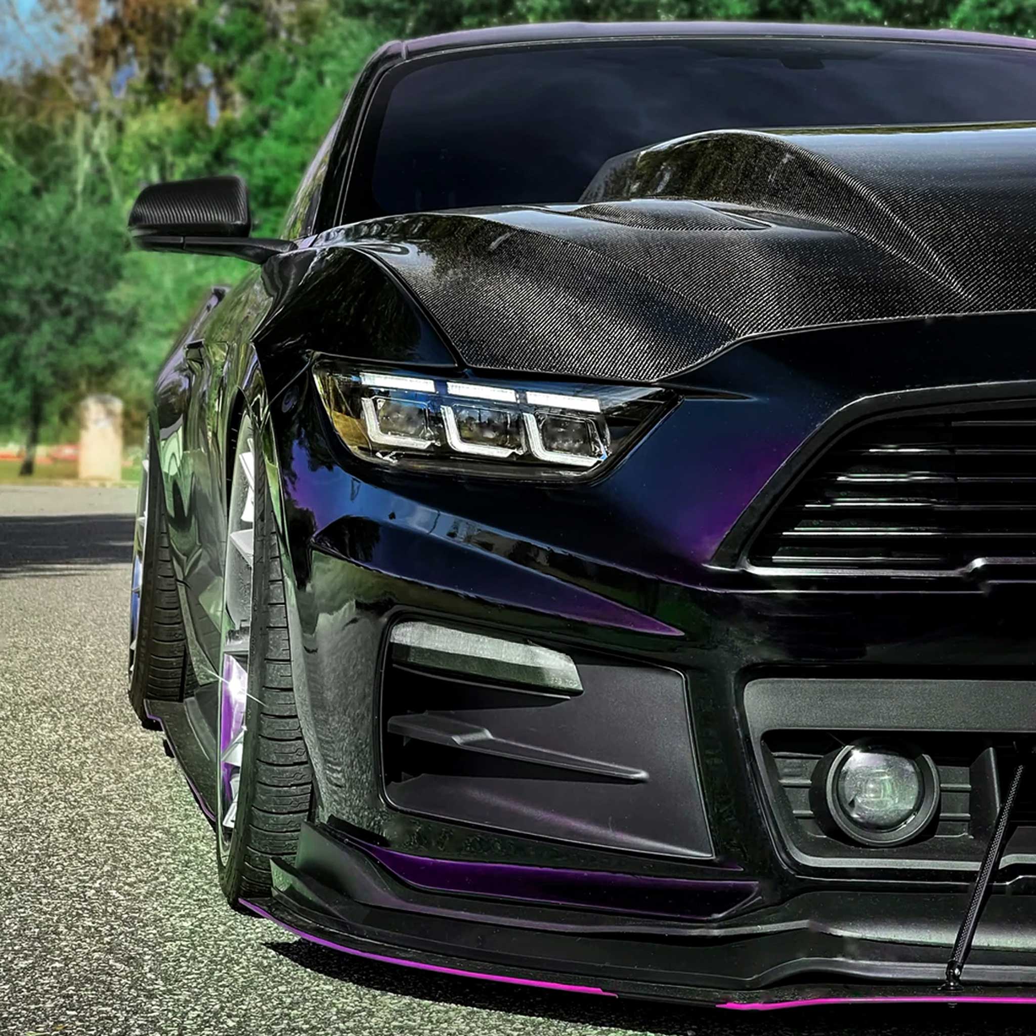 For Ford Mustang 2015-2017 Full LED Projector Headlights Sequential Start-Up Black Clear Lens - Image 9