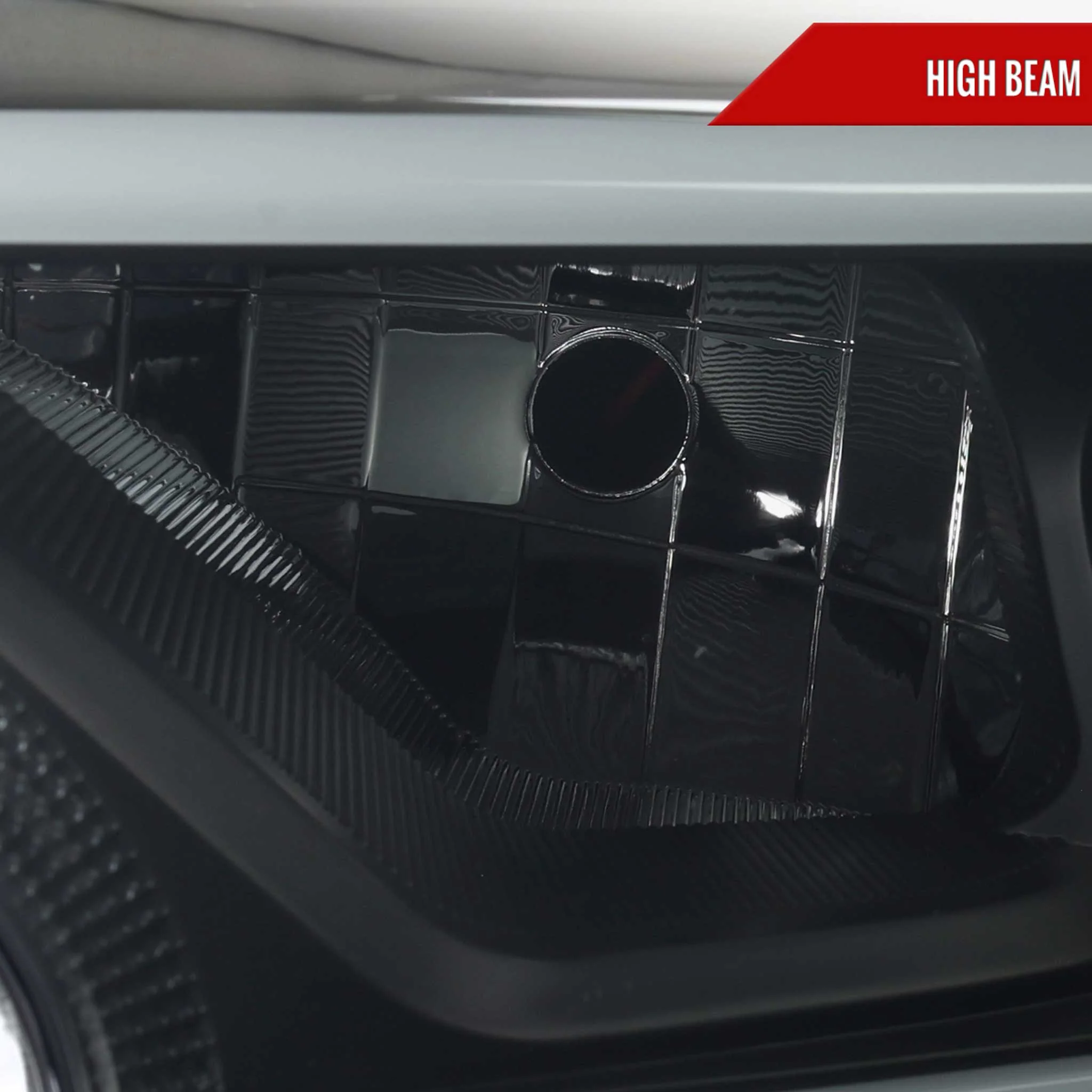For Ford Ranger XL XLT 2019-2023 Factory Style Headlights LED Bar Turn Signal Glossy Black Housing Smoked Lens - Image 5