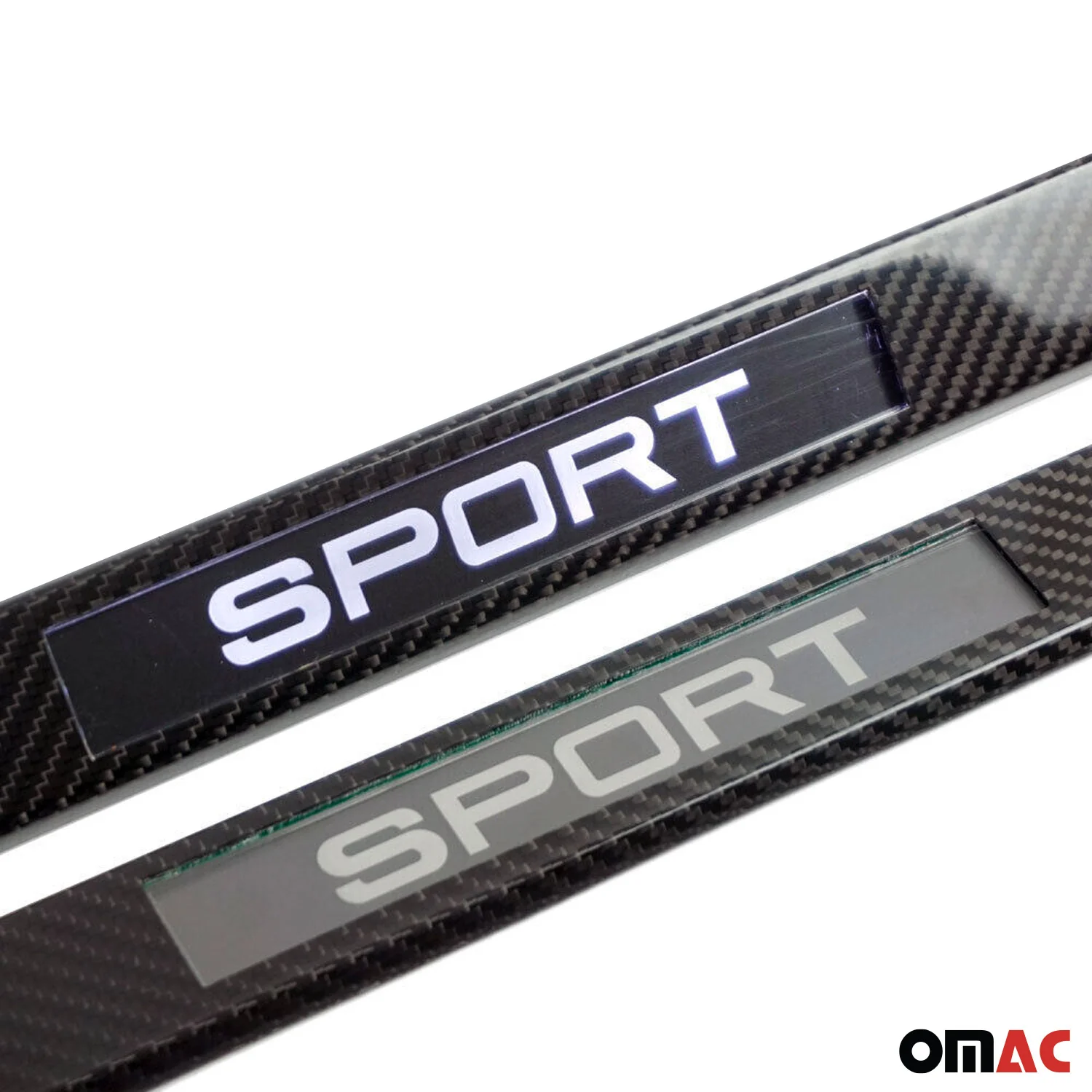 Honda CR-Z Insight Door Sill Scuff Plate Illuminated Sport Carbon Fiber 2 Pcs - Image 3