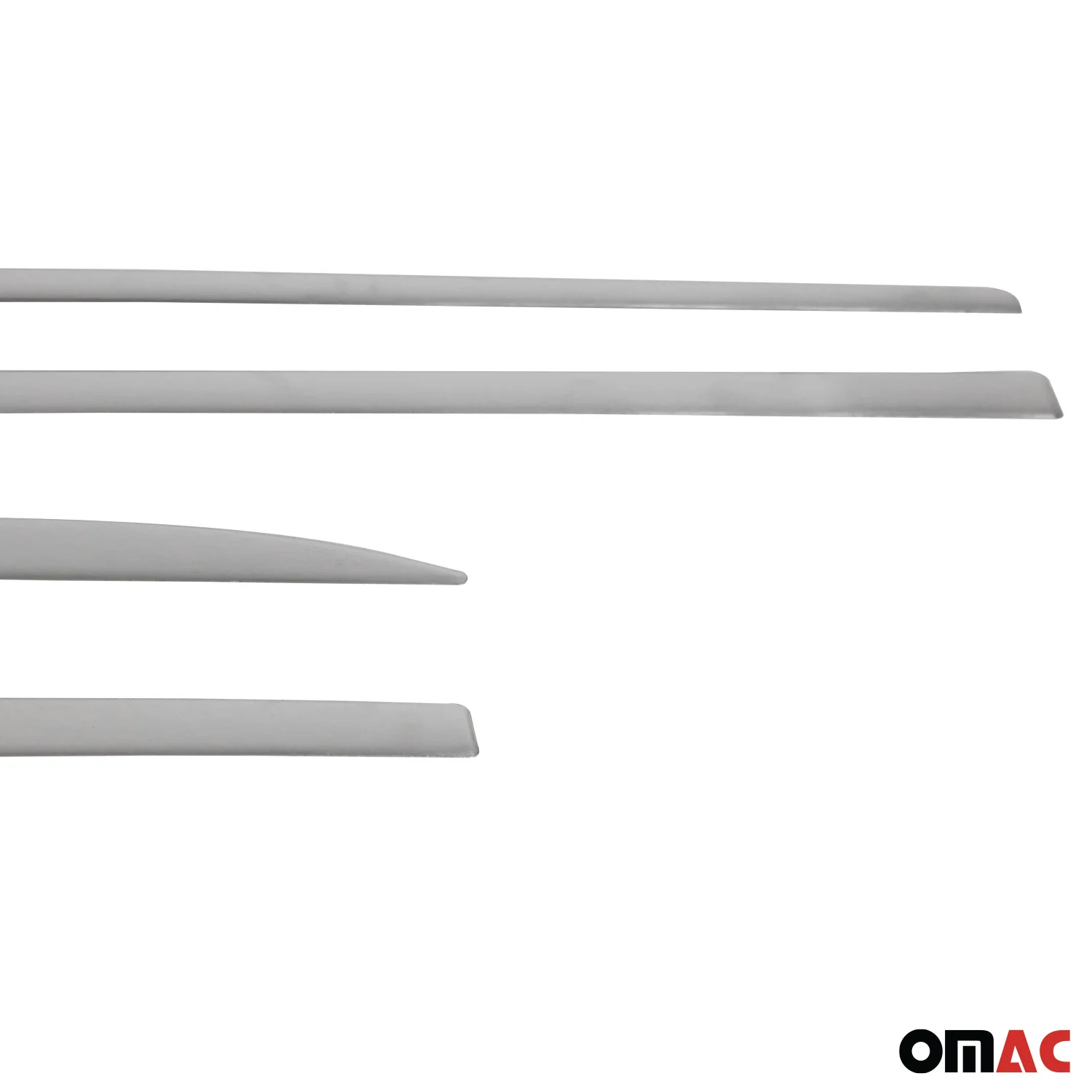 2011-2016 Hyundai Elantra Side Door Molding Trim Skirt Garnish Stainless Steel Silver 4 Pcs - Image 8