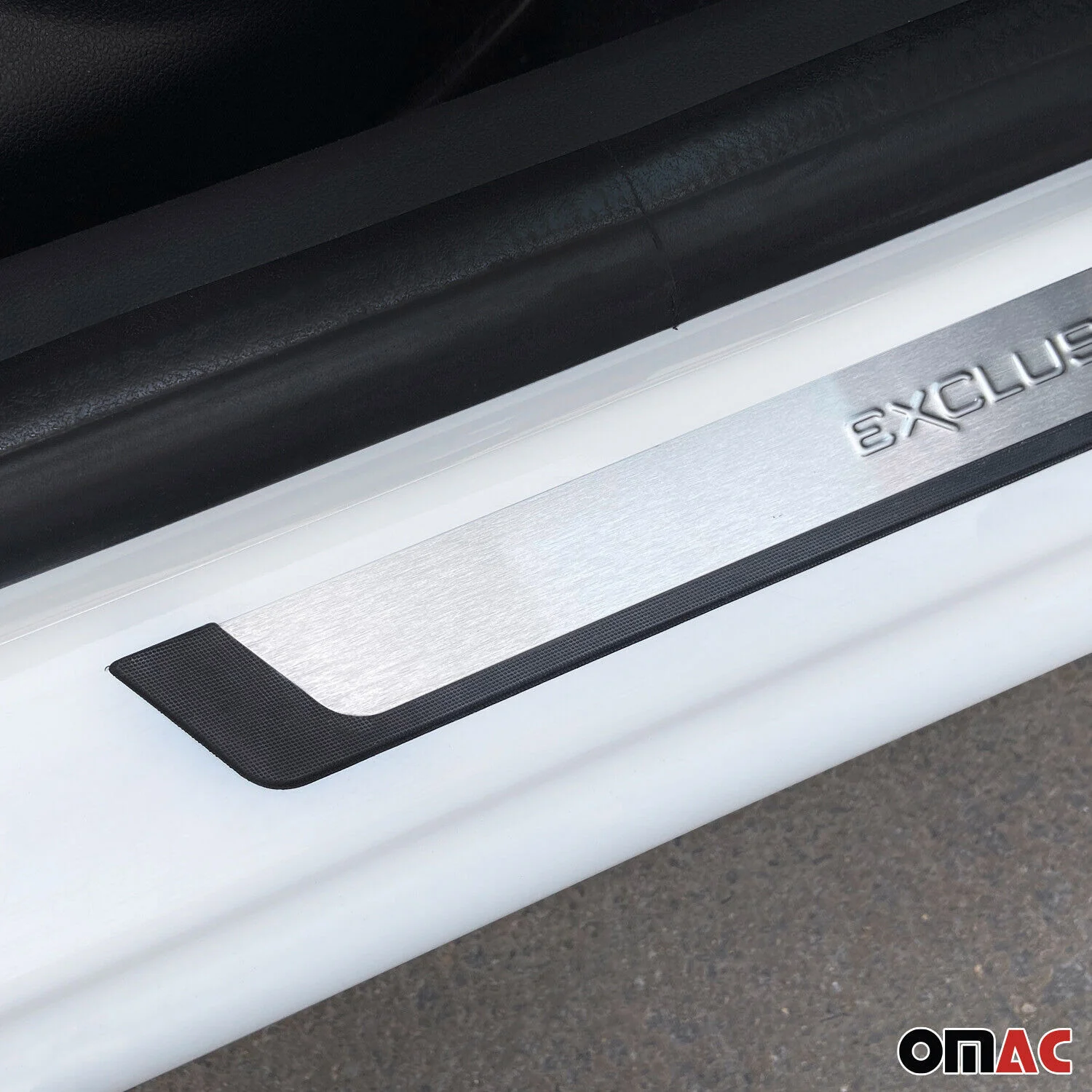 Infiniti QX30 QX50 QX60 Door Sill Scuff Plate Scratch Protector Exclusive Brushed Stainless Steel 4Pcs - Image 6