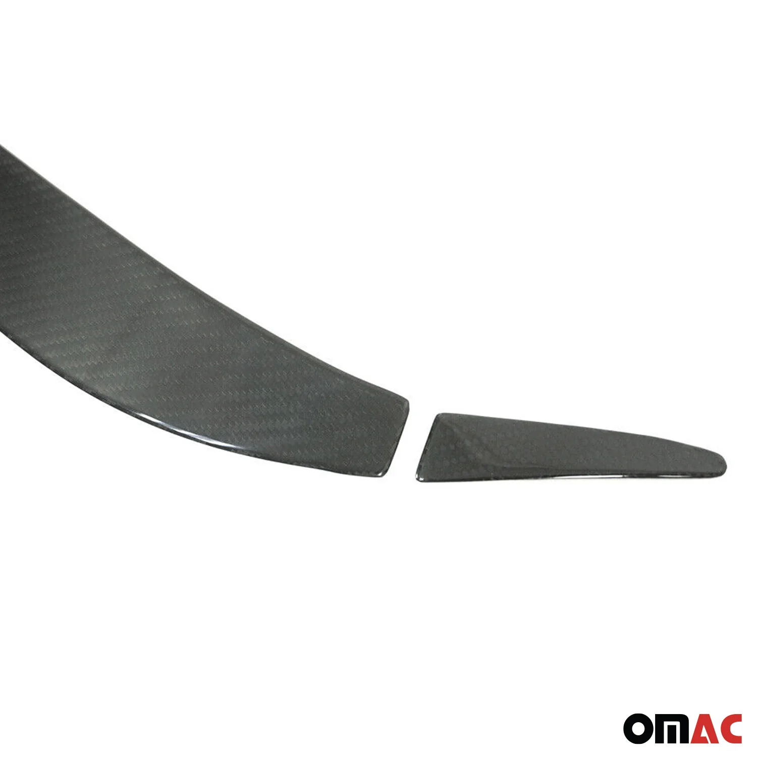 2015-2018 Jeep Renegade Rear Trunk Molding Trim Carbon Fiber Black 3 Pcs - Image 8