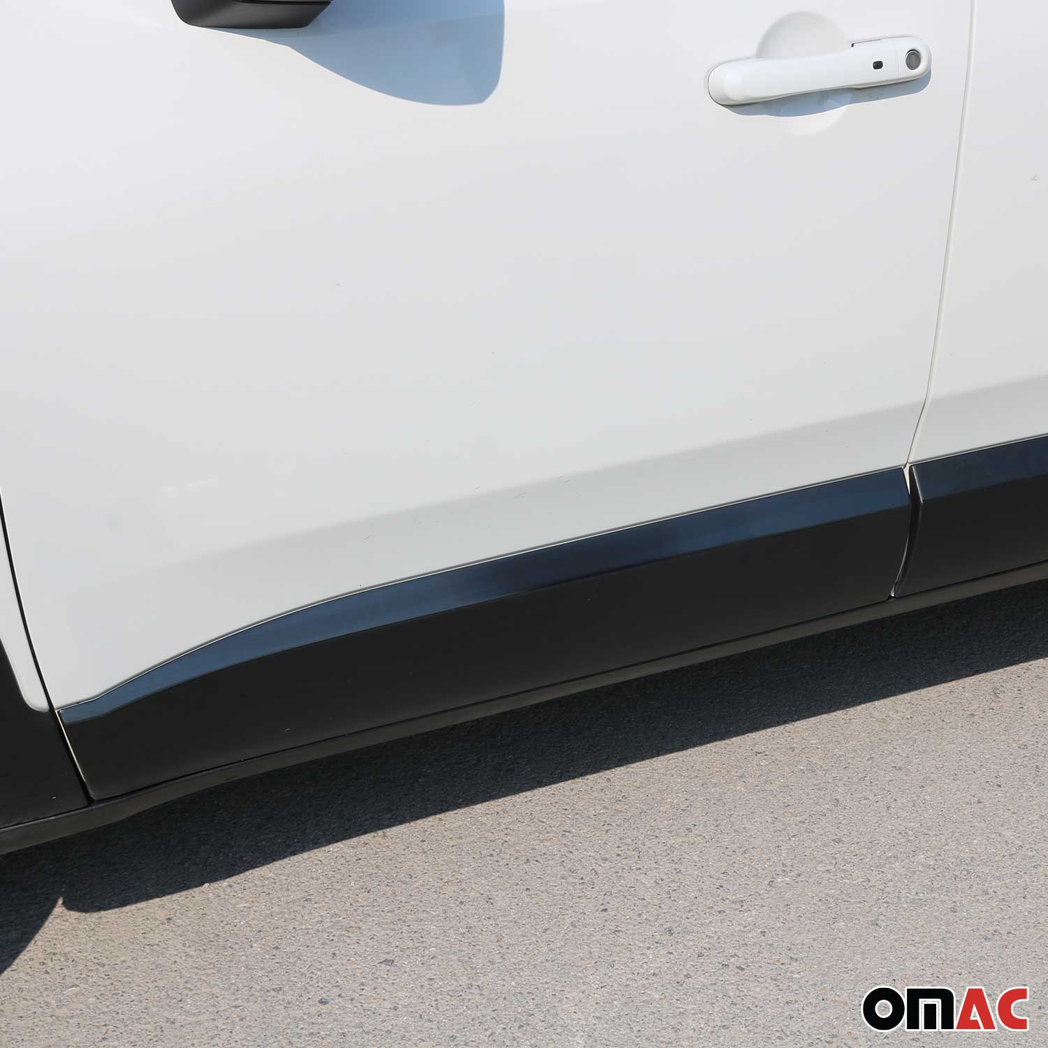2019-2024 Jeep Renegade Side Door Molding Trim Brushed Steel Dark 4x - Image 3