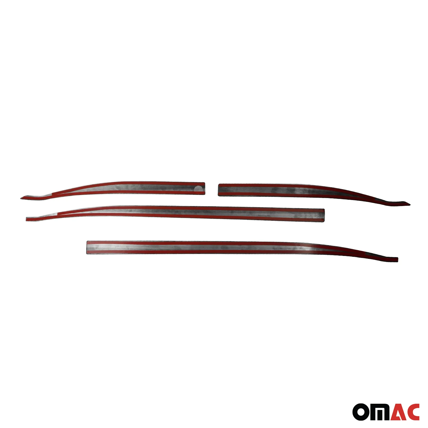 2019-2024 Jeep Renegade Side Door Molding Trim Brushed Steel Dark 4x - Image 5