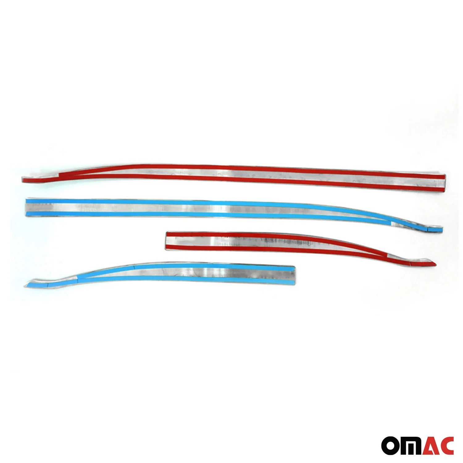 2019-2024 Jeep Renegade Side Door Molding Trim Skirt Garnish Steel Dark 4Pcs - Image 5