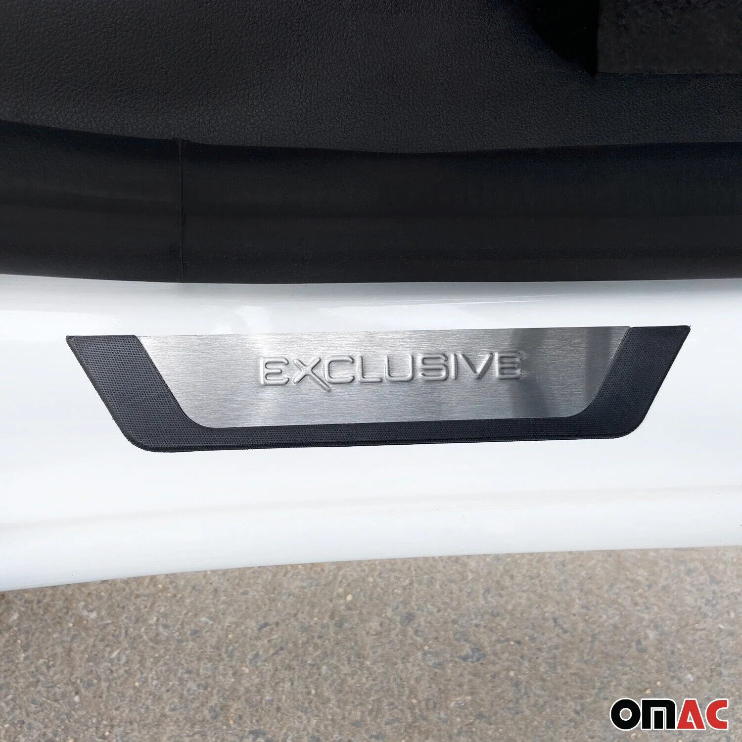 Kia Borrego Cadenza Door Sill Scuff Plate Scratch Protector Exclusive Steel - Image 8