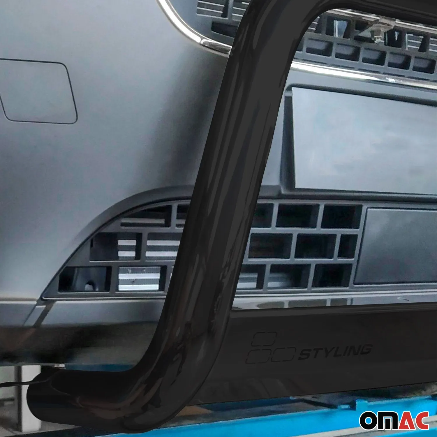 2016-2018 Kia Sorento Bull Bar Push Front Bumper Grille Black 1 Pc - Image 5