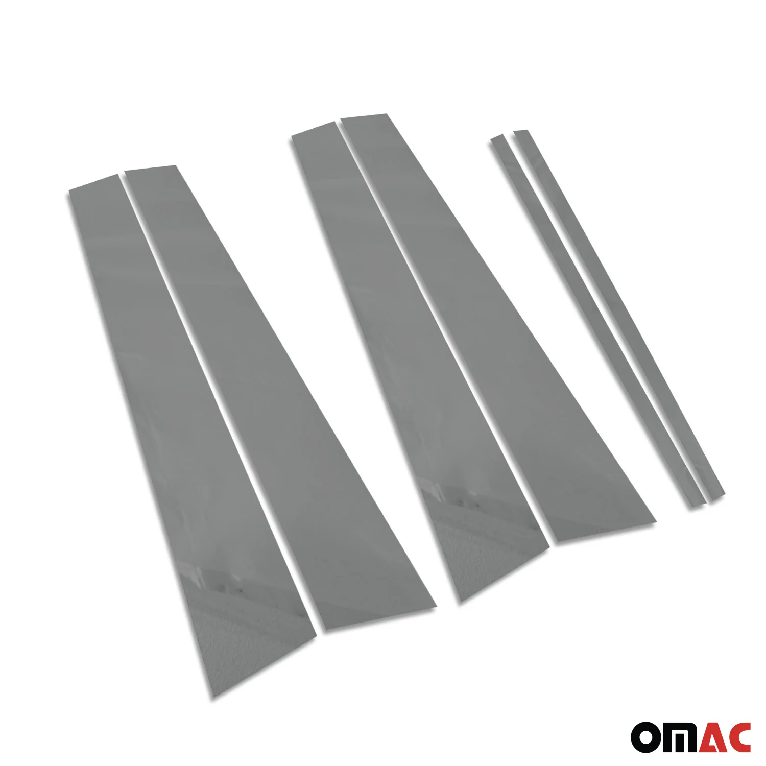 2008-2015 Land Rover LR2 Window B Pillar Posts Door Trim Cover Stainless Steel Dark 6x - Image 8