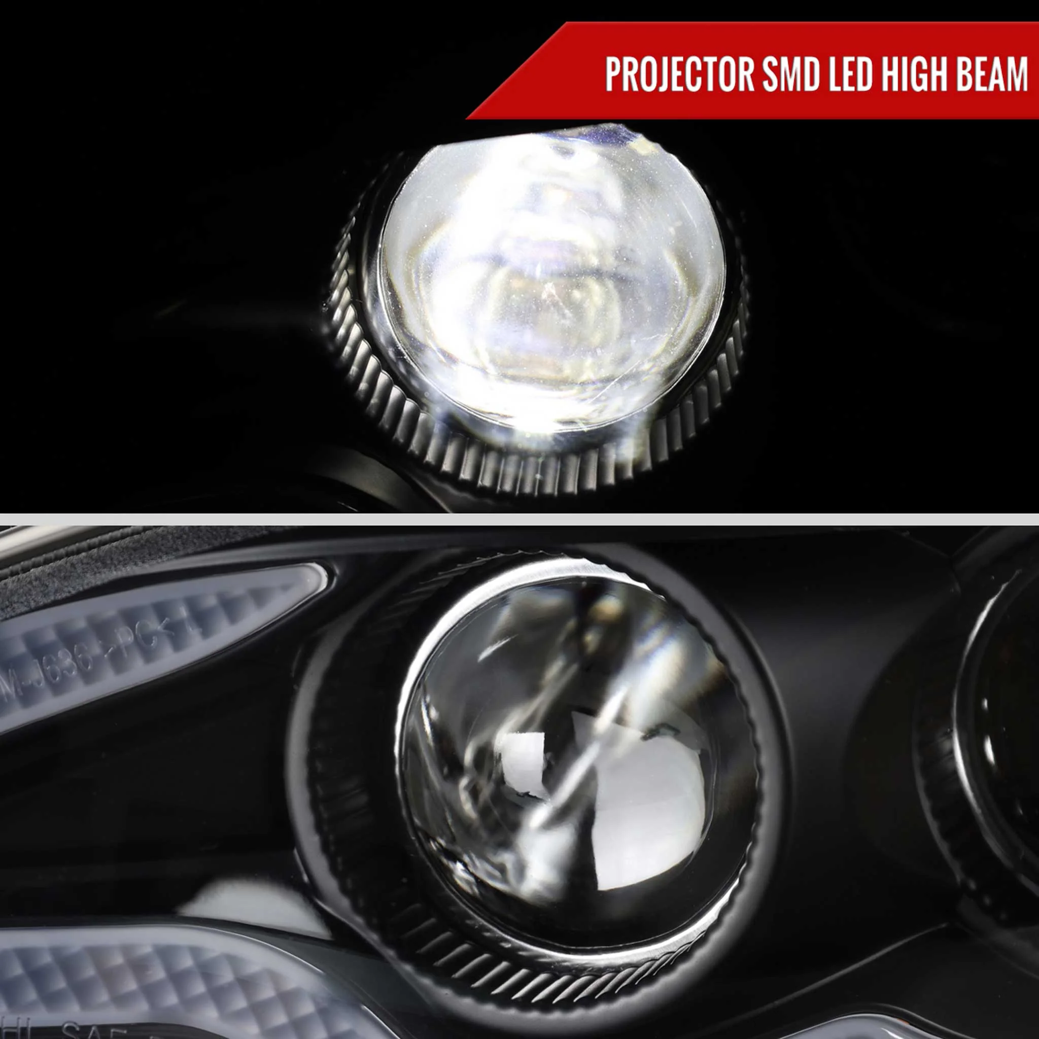 For Lexus IS250 IS350 2014-2016 Full LED Project healight Matte Black Housing Clear lens - Image 4