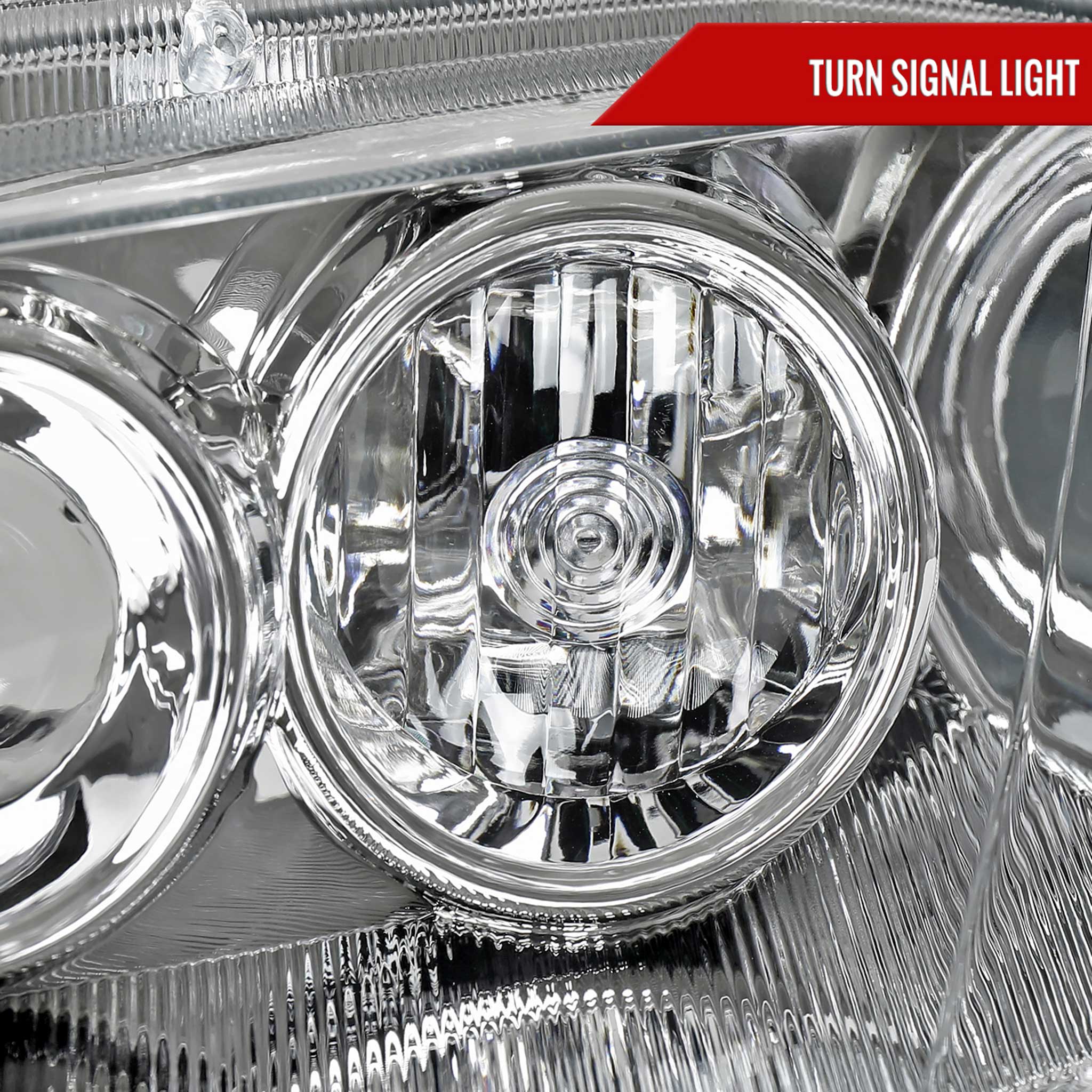 For Mazda 6 2003-2005 Factory Style Projector Headlights Chrome Housing Clear Lens - Image 5