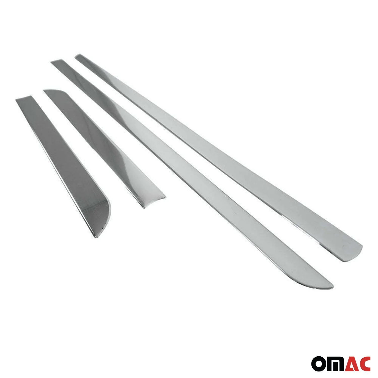 2008-2011 Mazda Tribute Side Door Molding Trim Skirt Garnish Stainless Steel Gloss 4Pcs - Image 9