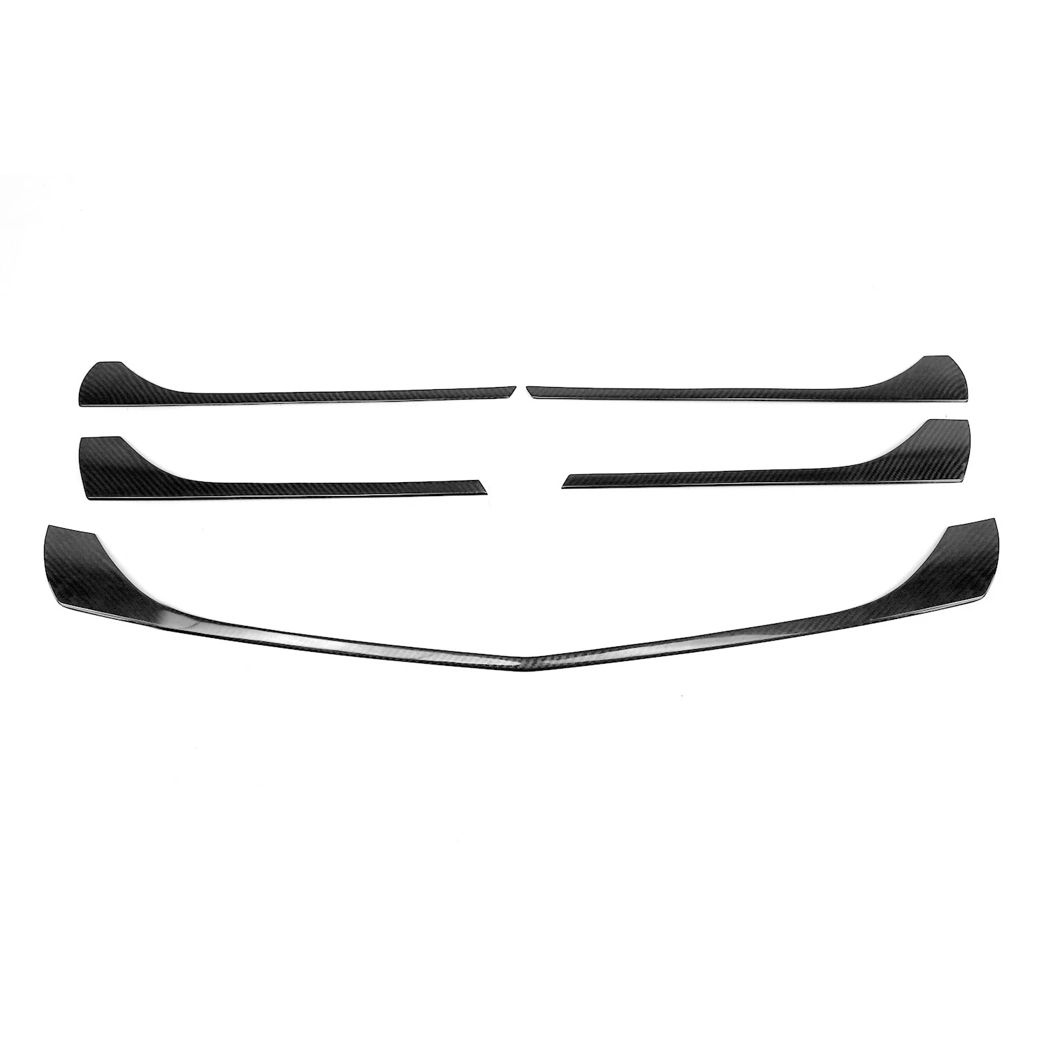 2016-2020 Mercedes Metris Front Bumper Grill Trim Molding Carbon Fiber 5x - Image 3