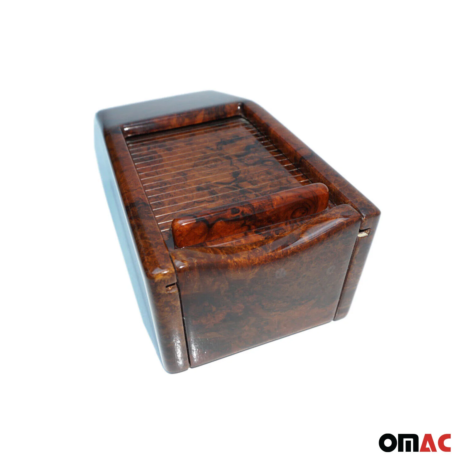 1979-1991 Mercedes S Class W126 C126 Console Cassette Center Box Wood Walnut - Image 3