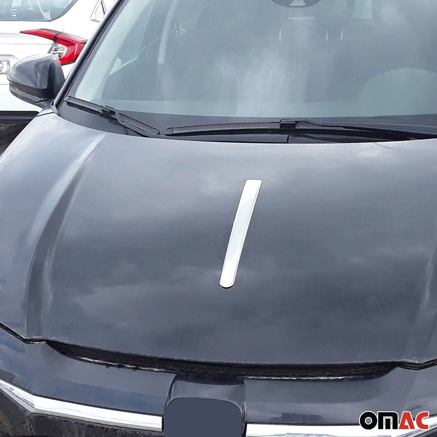 2015-2023 Nissan Qashqai Front Hood Bonnet Strip Styling Trim Stainless Steel Silver - Image 5