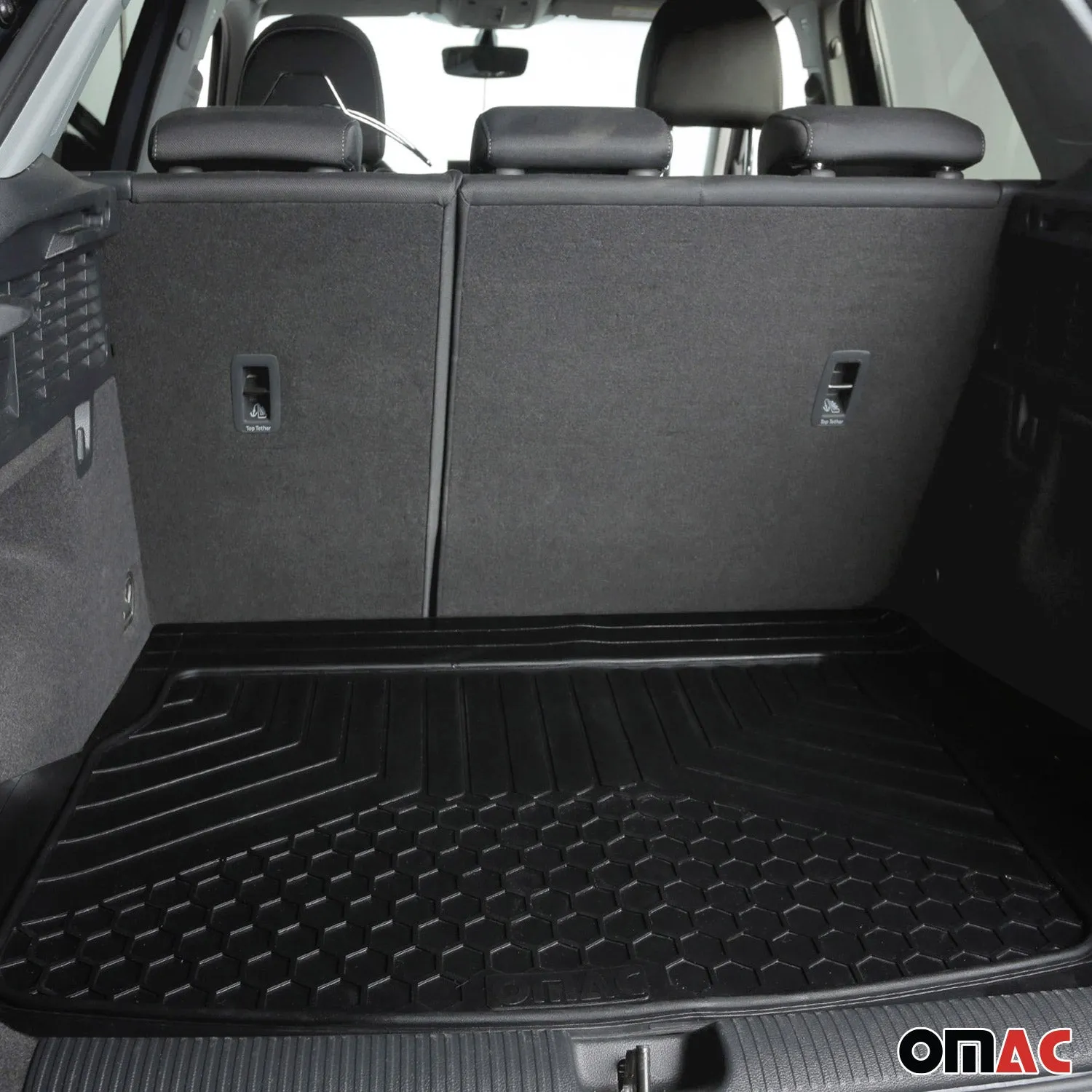 Nissan Versa Universal Cargo Mats Liner All Weather Black Rubber - Image 2