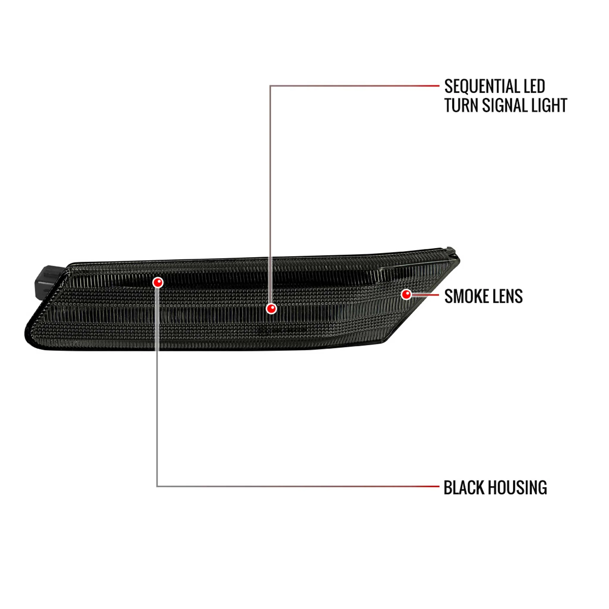 For Porsche 911 997/ 987 987C 2006-2011 LED Turn Signal Smoke With Seqential - Image 7
