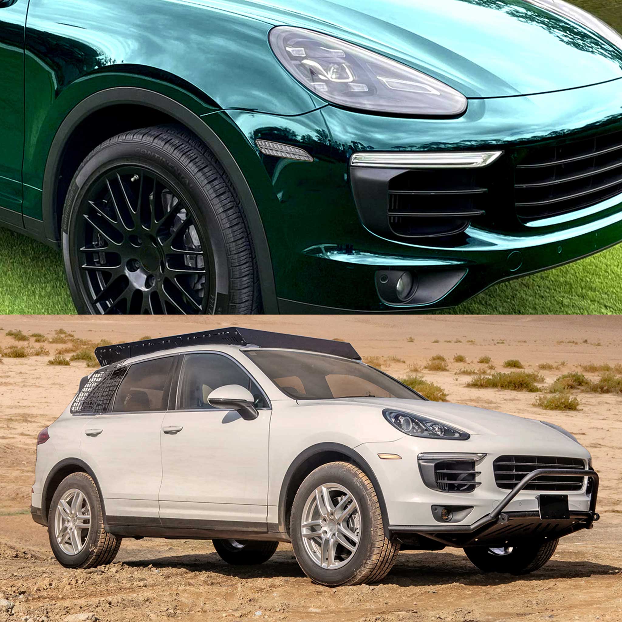 For Porsche Cayenne 958 2015-2018 Front Bumper LED Side Marker Turn Signal Lights Chrome Housing Clear Lens - Image 10