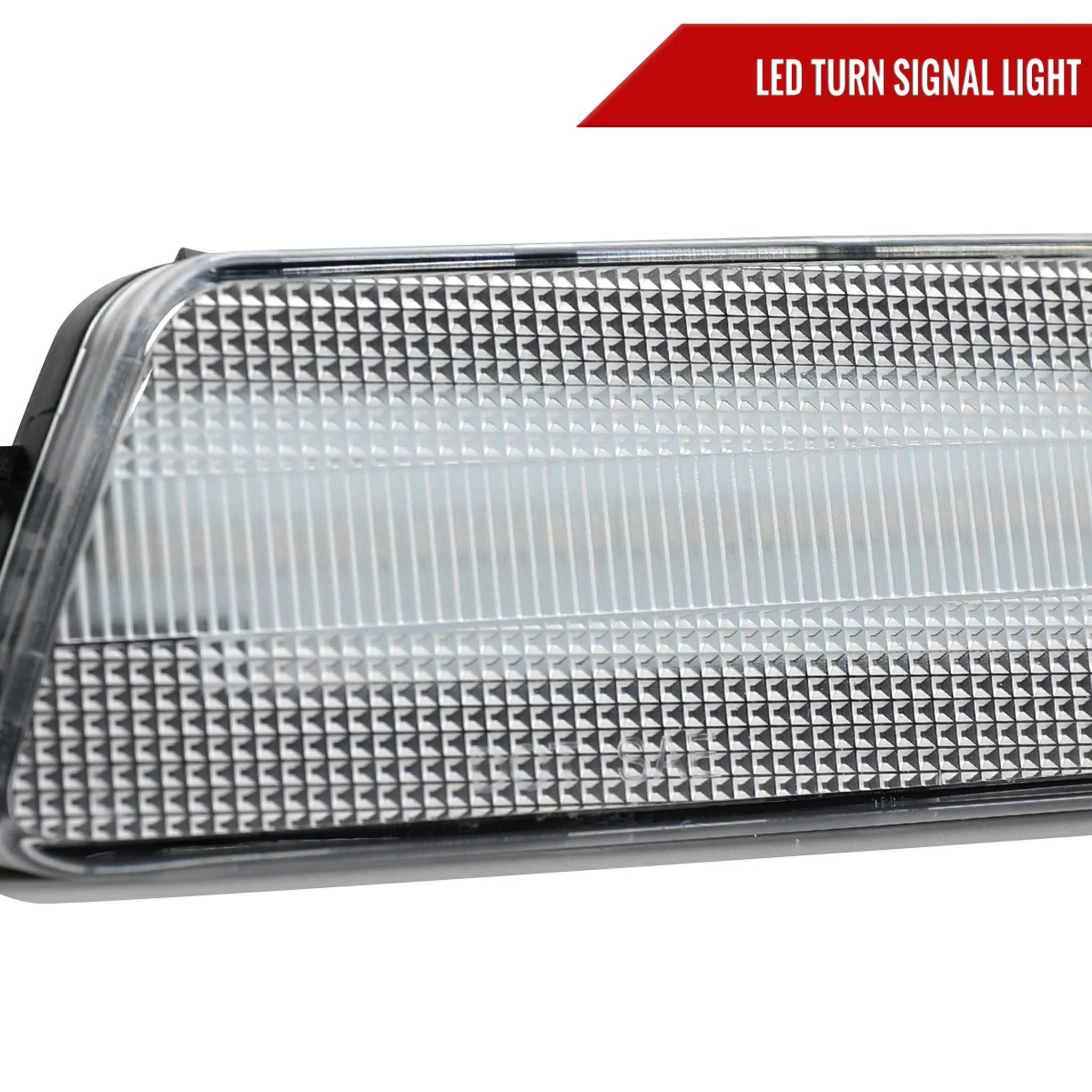 For Porsche Macan 2014-2022 Front Bumper LED Side Marker Turn Signal Lights Chrome Housing Clear Lens - Image 4