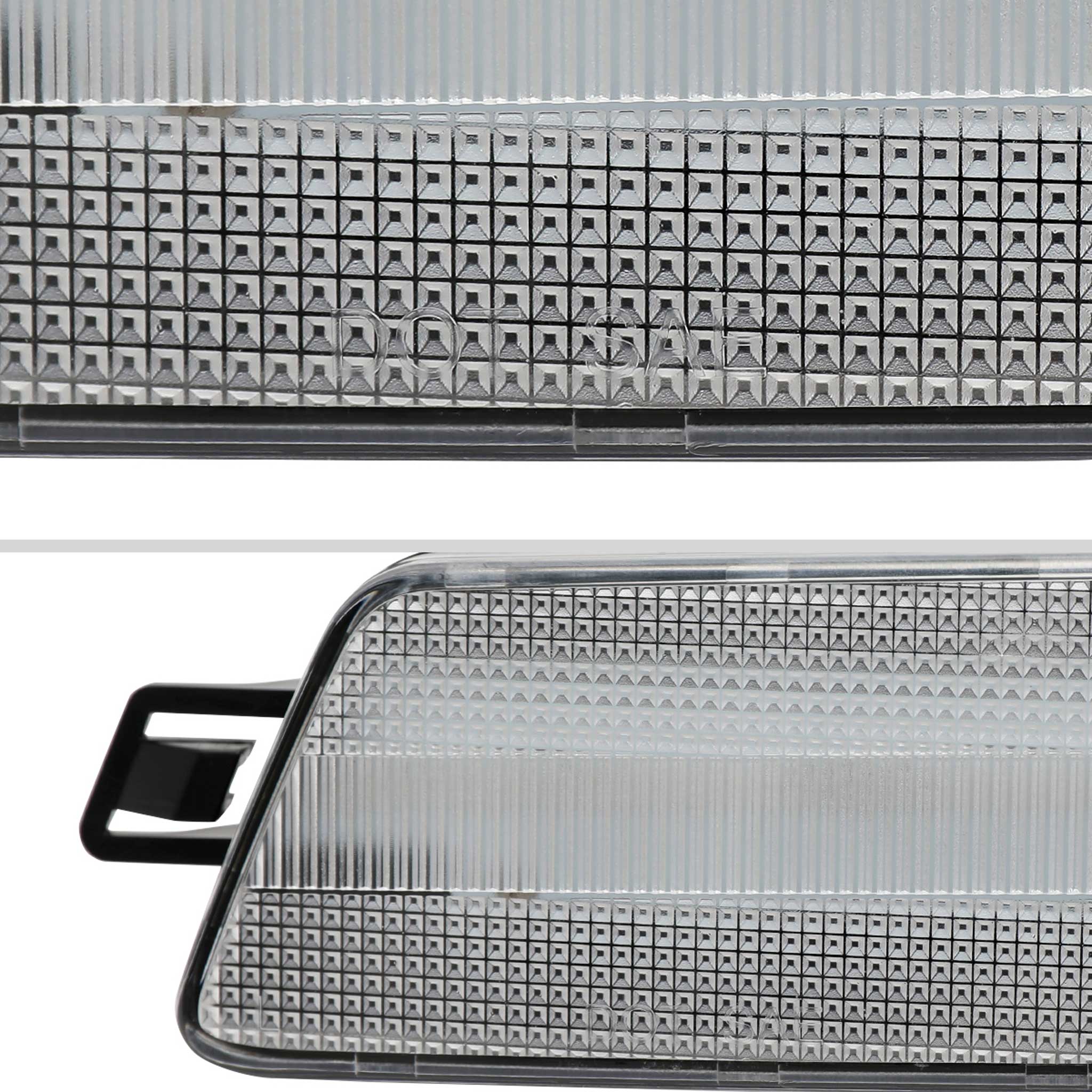 For Porsche Macan 2014-2022 Front Bumper LED Side Marker Turn Signal Lights Chrome Housing Clear Lens - Image 5