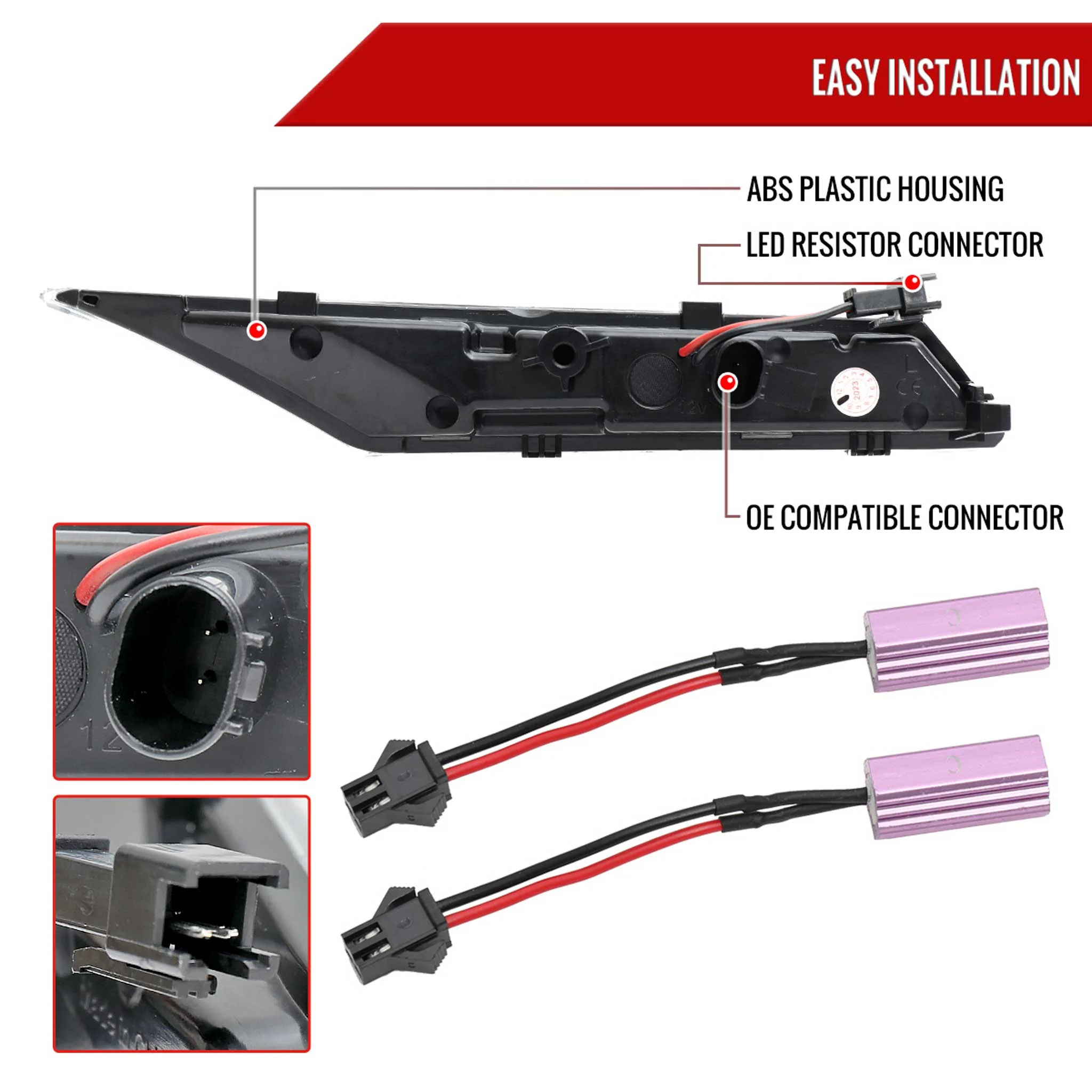 For Porsche Taycan 4S 2019-2025 LED Turn Signal Light With Seqeuntial - Image 6