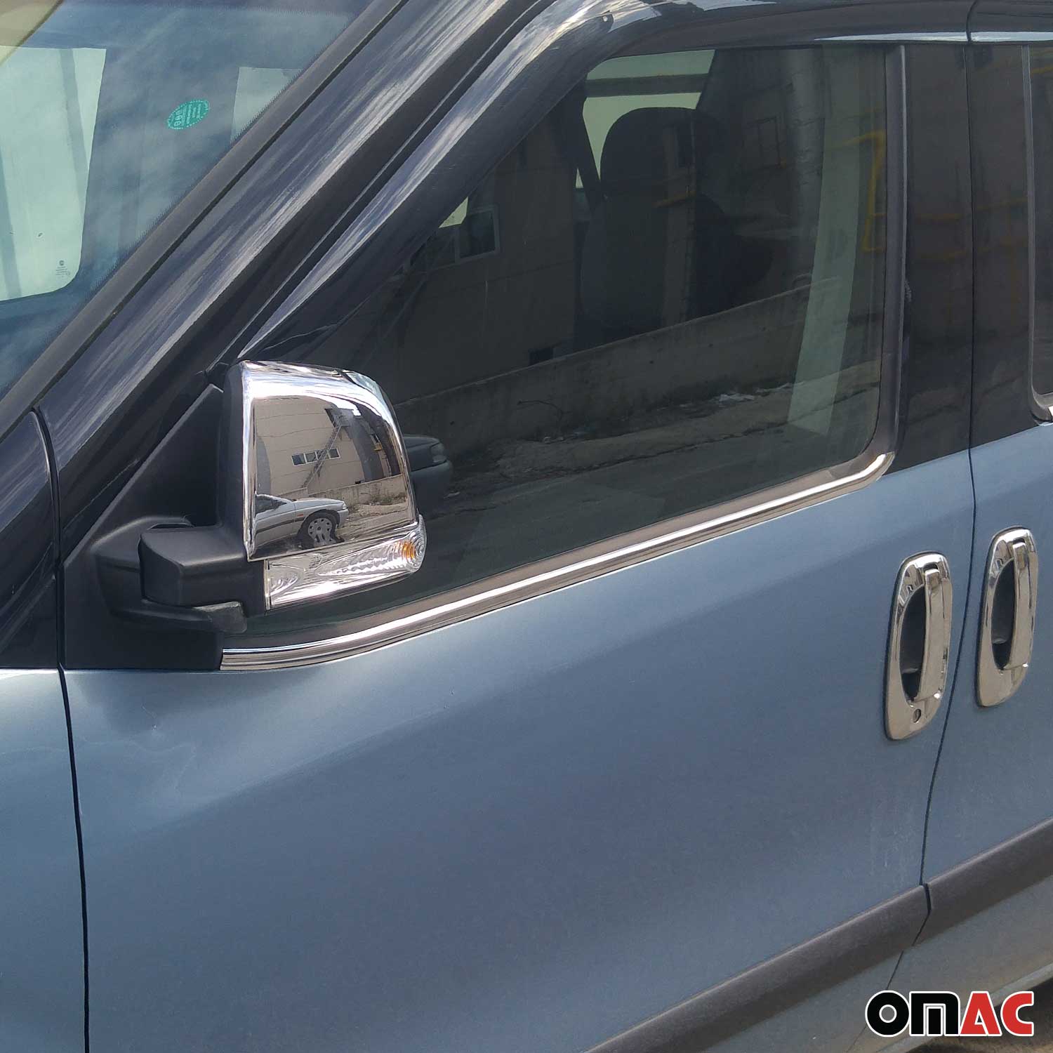 2015-2022 RAM ProMaster City Window B Pillar Posts & Door Molding Trim Set - Image 2