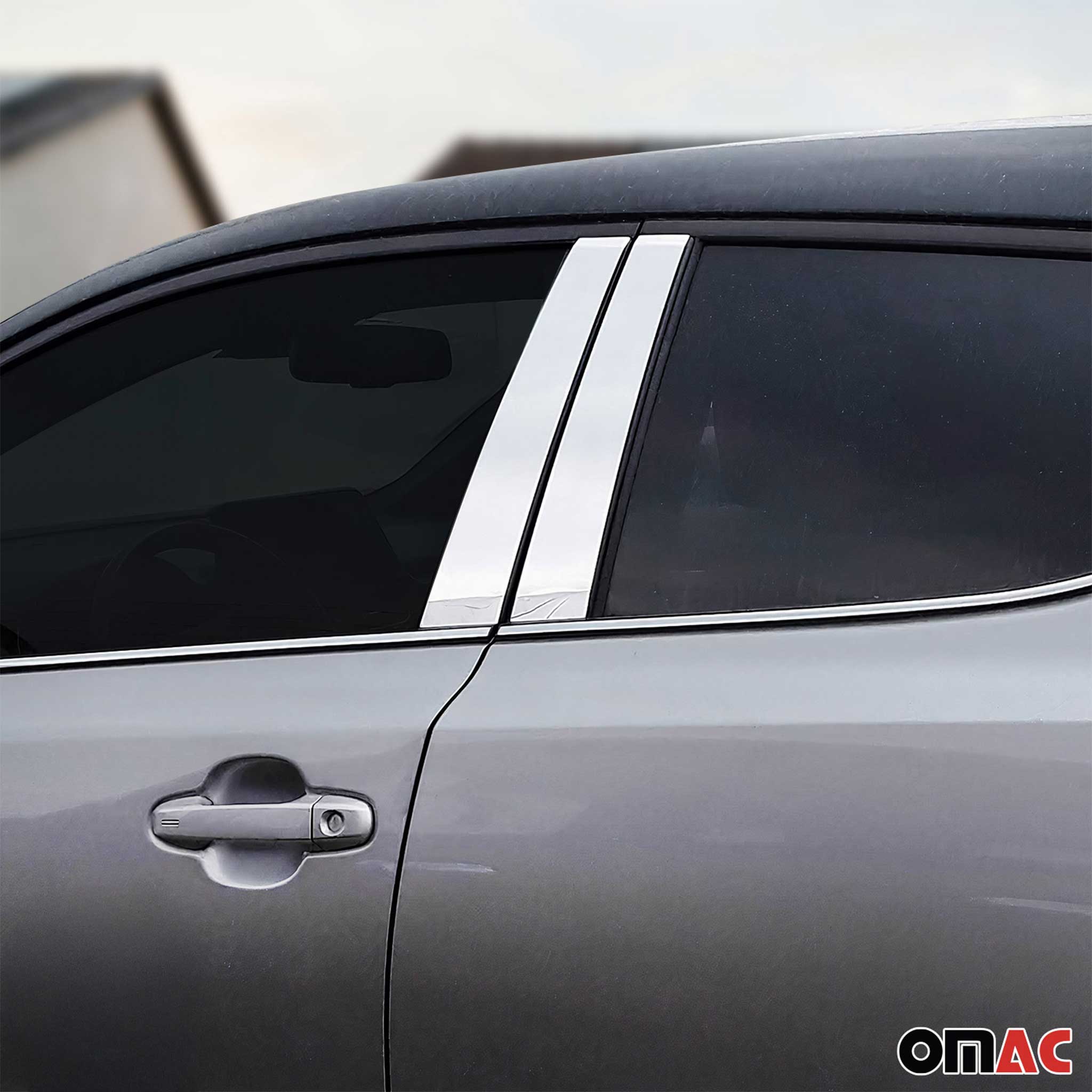 2015-2022 RAM ProMaster City Window B Pillar Posts & Door Molding Trim Set - Image 3