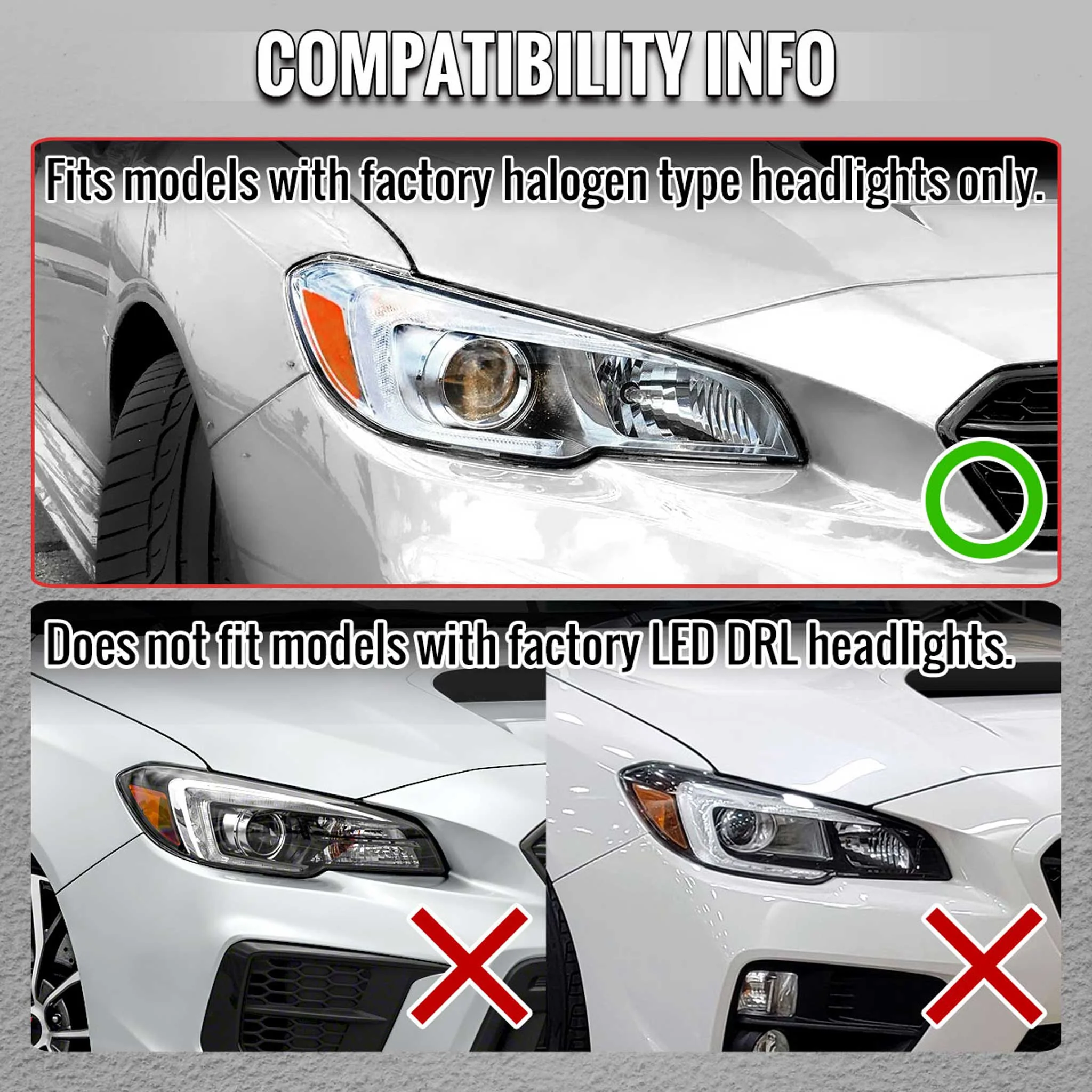 For Subaru Impreza WRX STI 2015-2021 Projector Headlights Sequential LED Switchback DRL Black Housing Clear Lens - Image 8