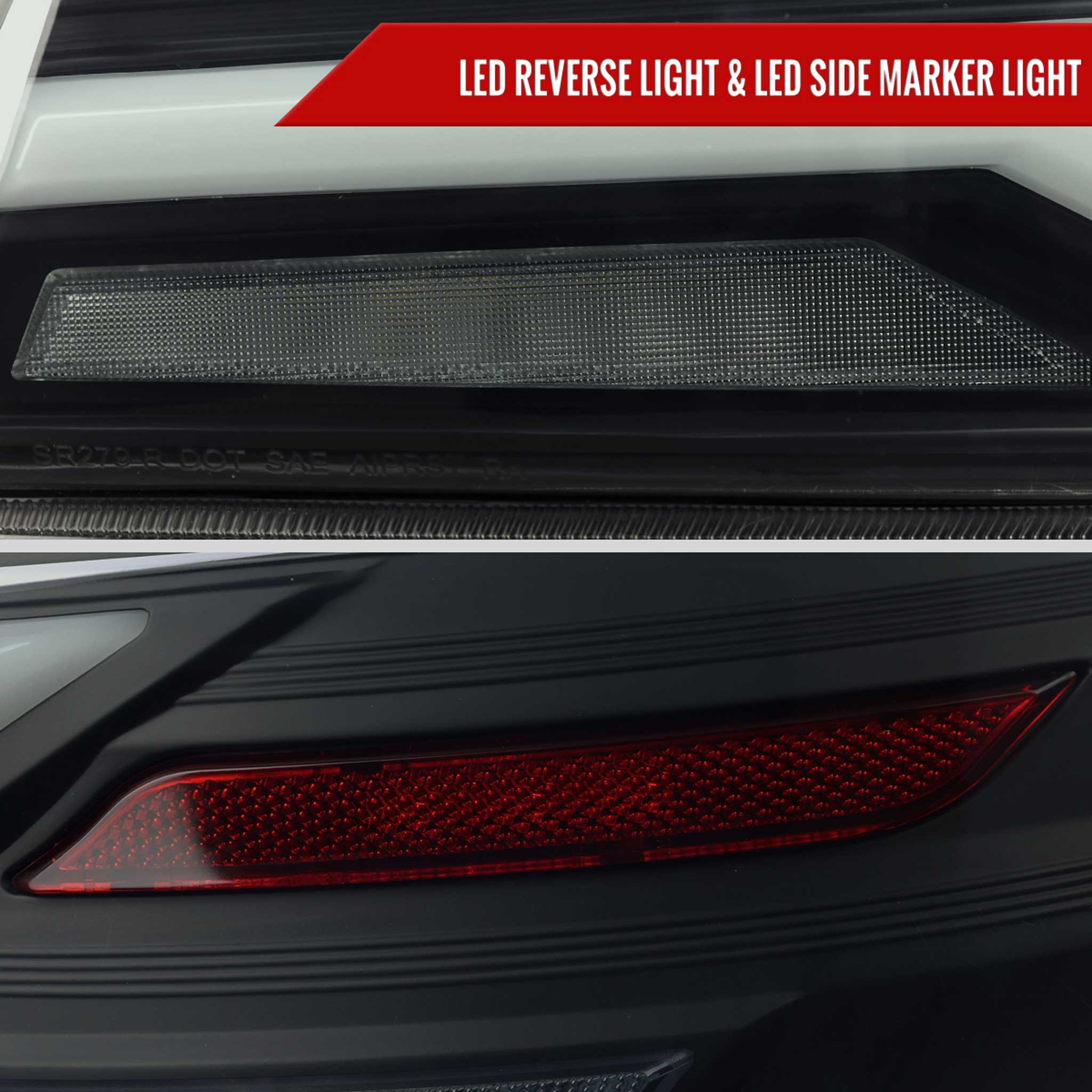 For Subaru WRX STi 015-2021 LED Tail Light Sequential Turn Signal Black Smoked Brake Reverse Marker - Image 6