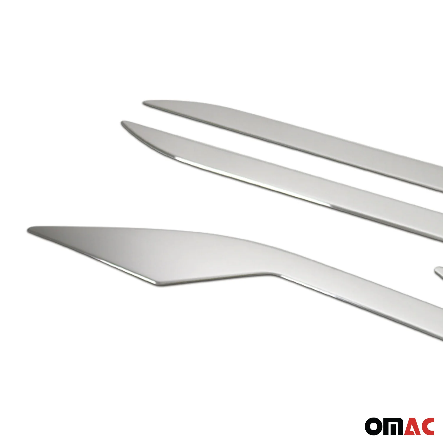 2018-2022 Toyota C-HR Side Door Molding Trim Skirt Garnish Stainless Steel Silver 4Pcs - Image 8