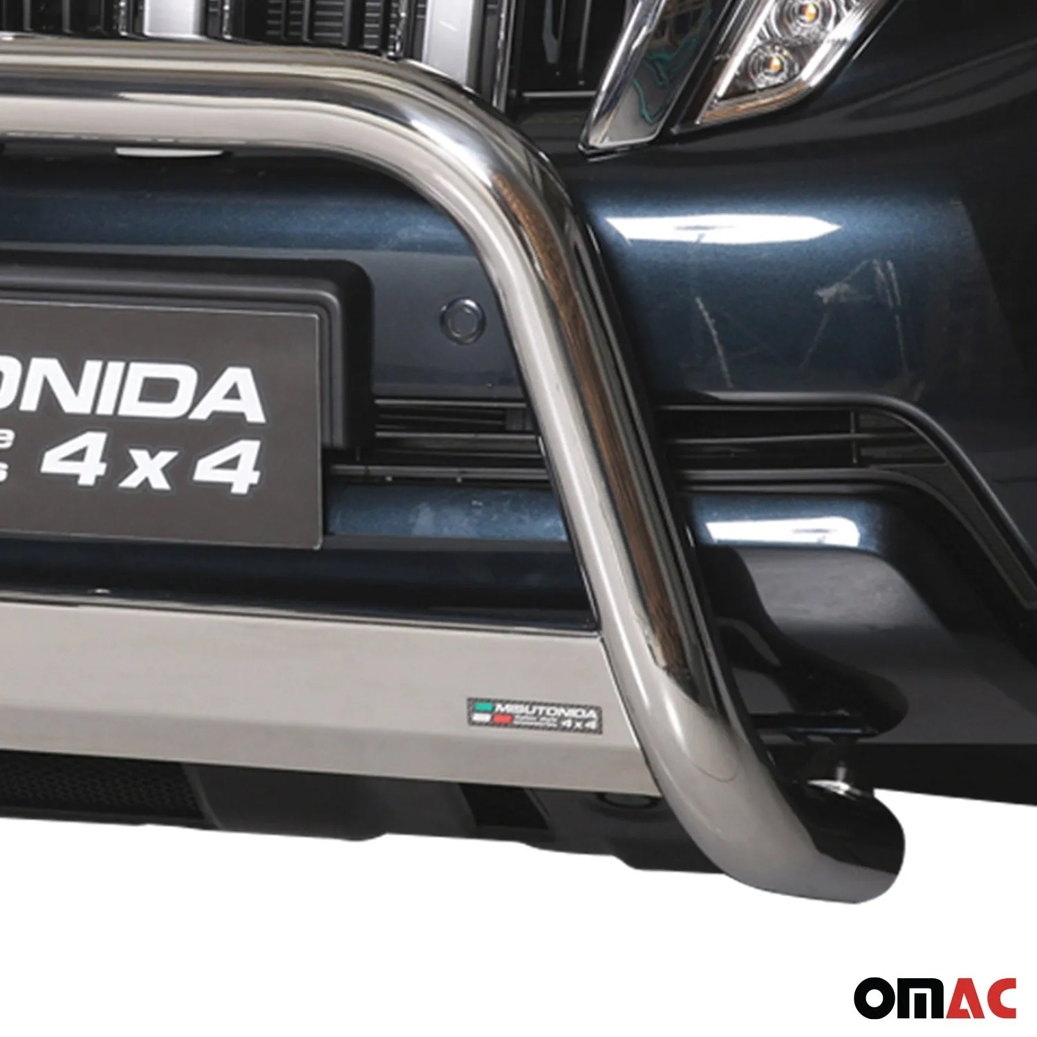 2014-2019 Lexus GX 460 Bull Bar Push Front Bumper Grille Silver 1 Pc - Image 3