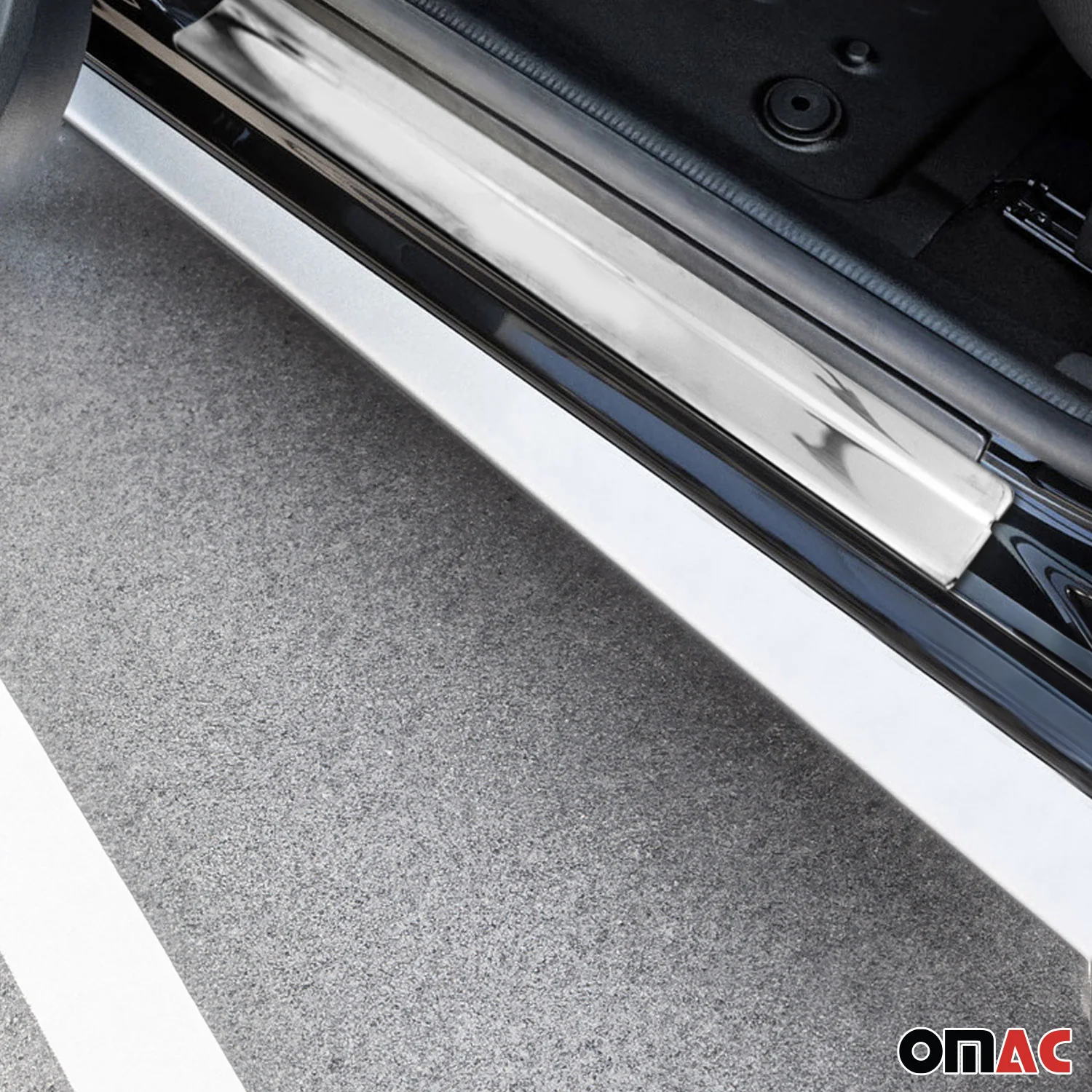 2013-2018 Toyota RAV4 Door Sill Scuff Plate Scratch Protector Stainless Steel 4x - Image 2