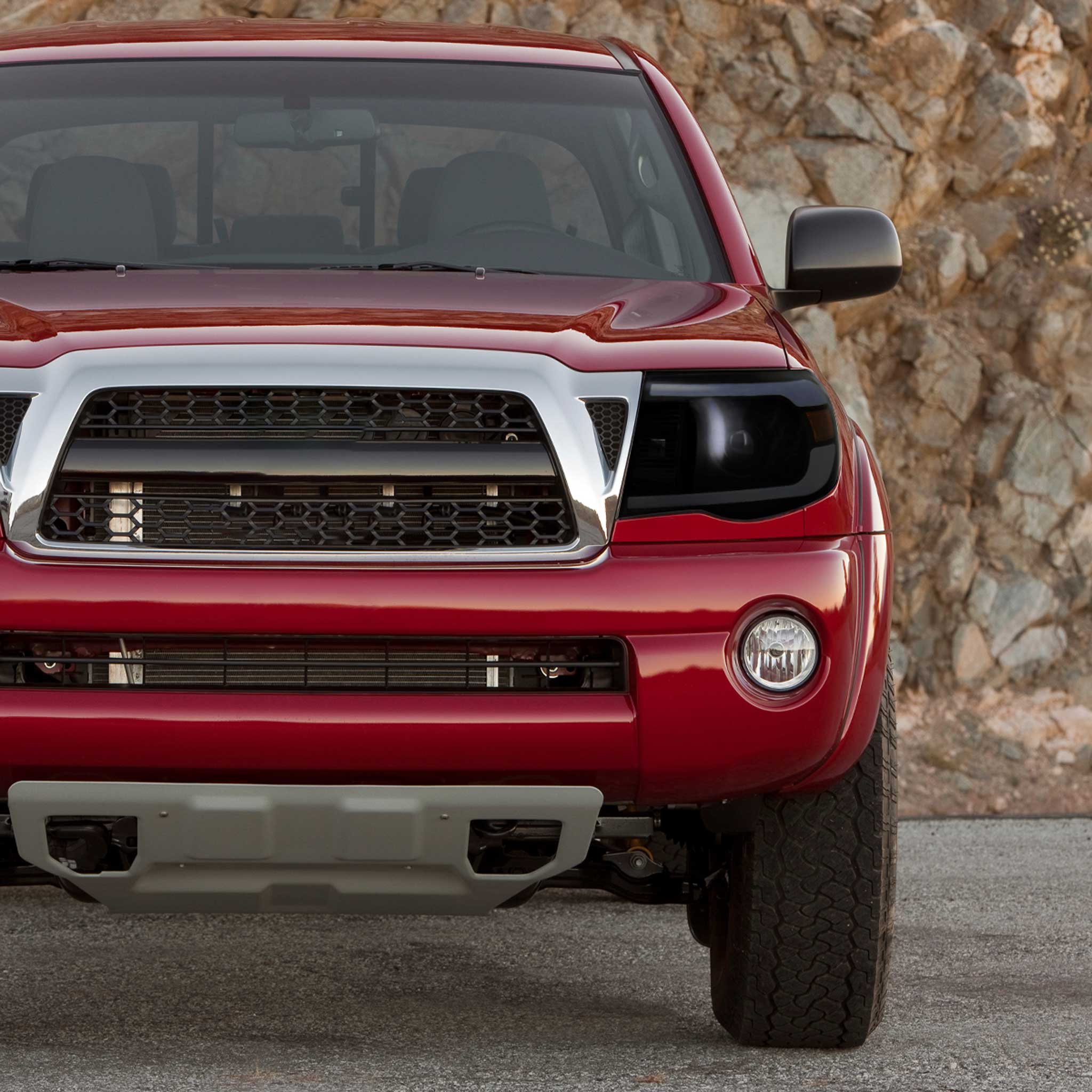 For Toyota Tacoma 2005-2011 LED Bar Projector Headlights Chrome Housing Smoked Lens - Image 10
