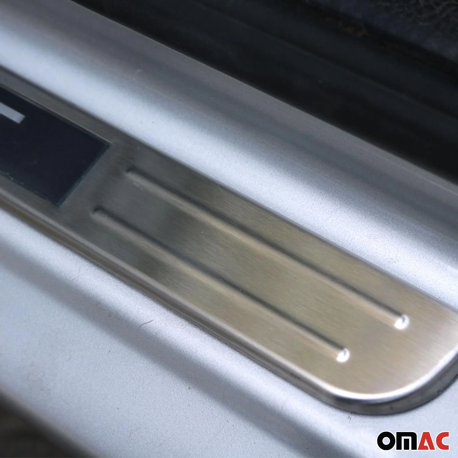 Volvo C30 C70 Door Sill Scuff Plate Illuminated Sport Stainless Steel Silver 2 Pcs - Image 6