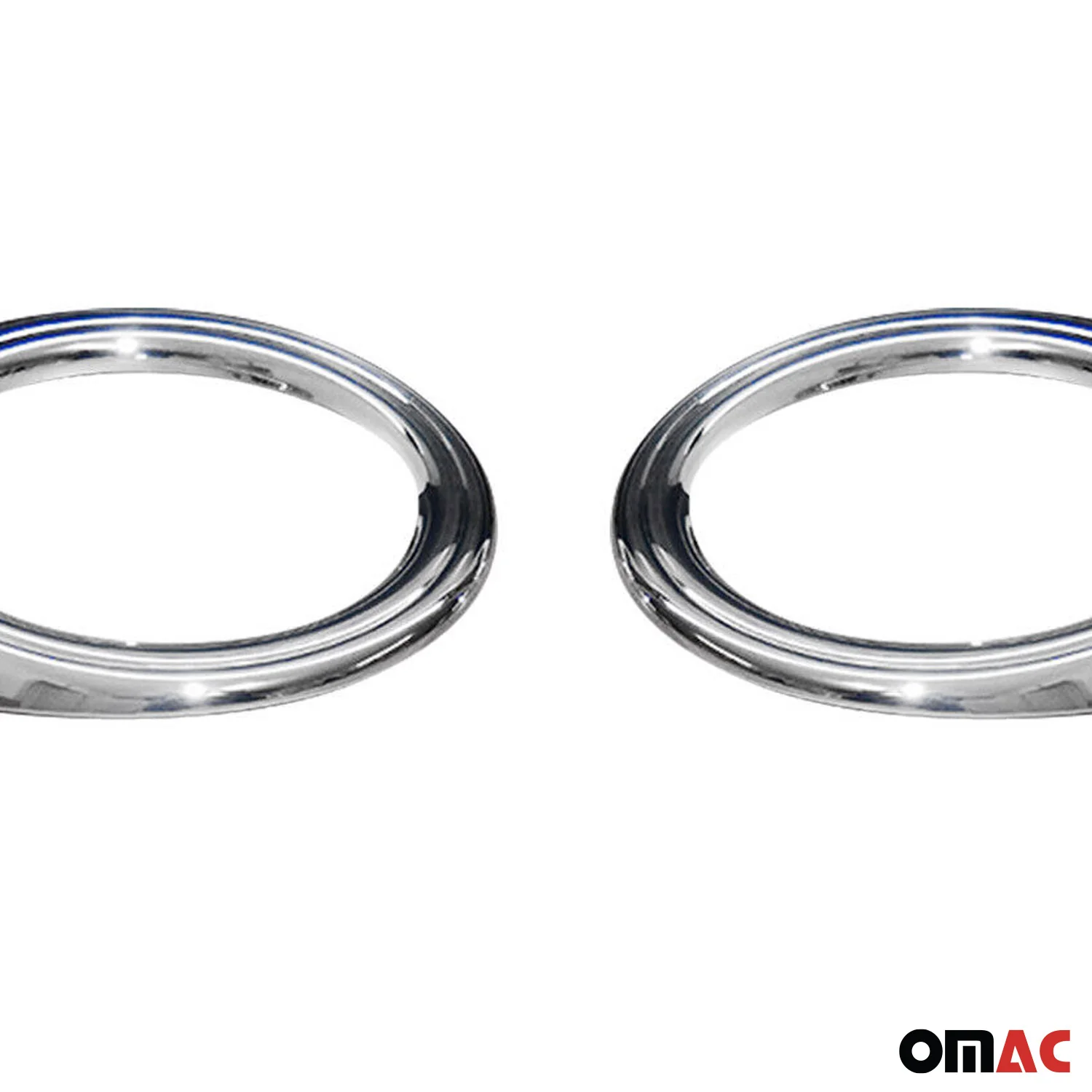2010-2013 Ford Transit Connect Fog Light Lamp Bezel Cover Silver 2 Pcs - Image 7
