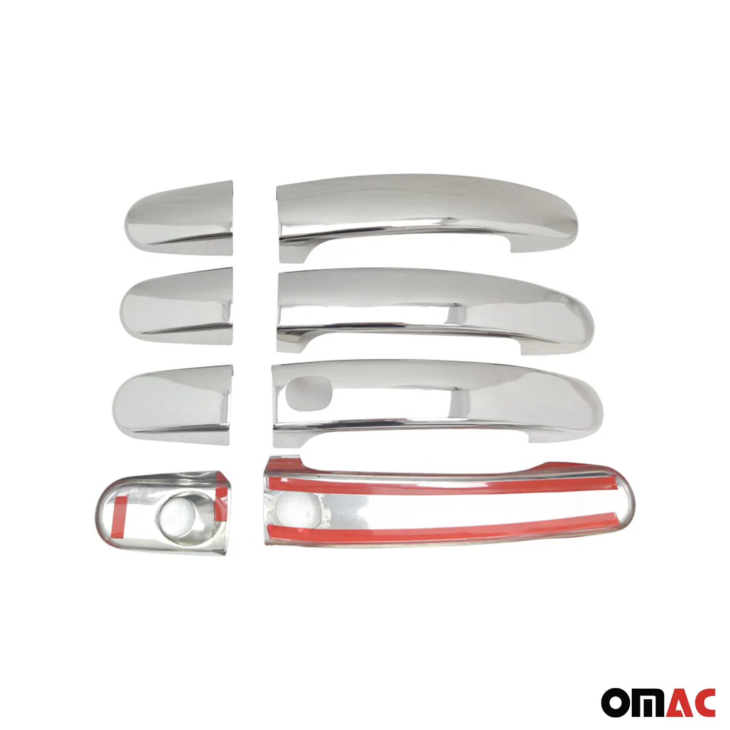 2010-2023 Ford Transit Connect Car Door Handle Cover Protector Stainless Steel Chrome 8 Pcs - Image 5
