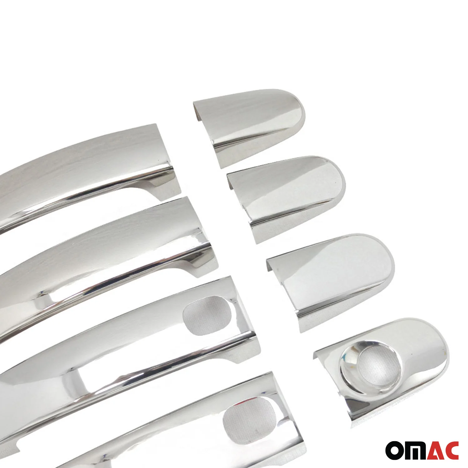 2010-2023 Ford Transit Connect Car Door Handle Cover Protector Stainless Steel Chrome 8 Pcs - Image 6