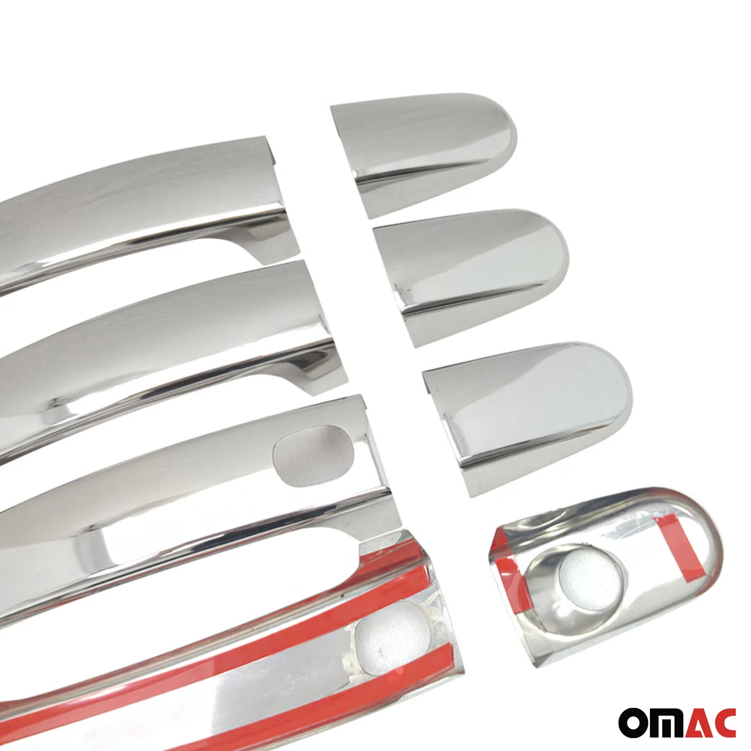 2010-2023 Ford Transit Connect Car Door Handle Cover Protector Stainless Steel Chrome 8 Pcs - Image 7