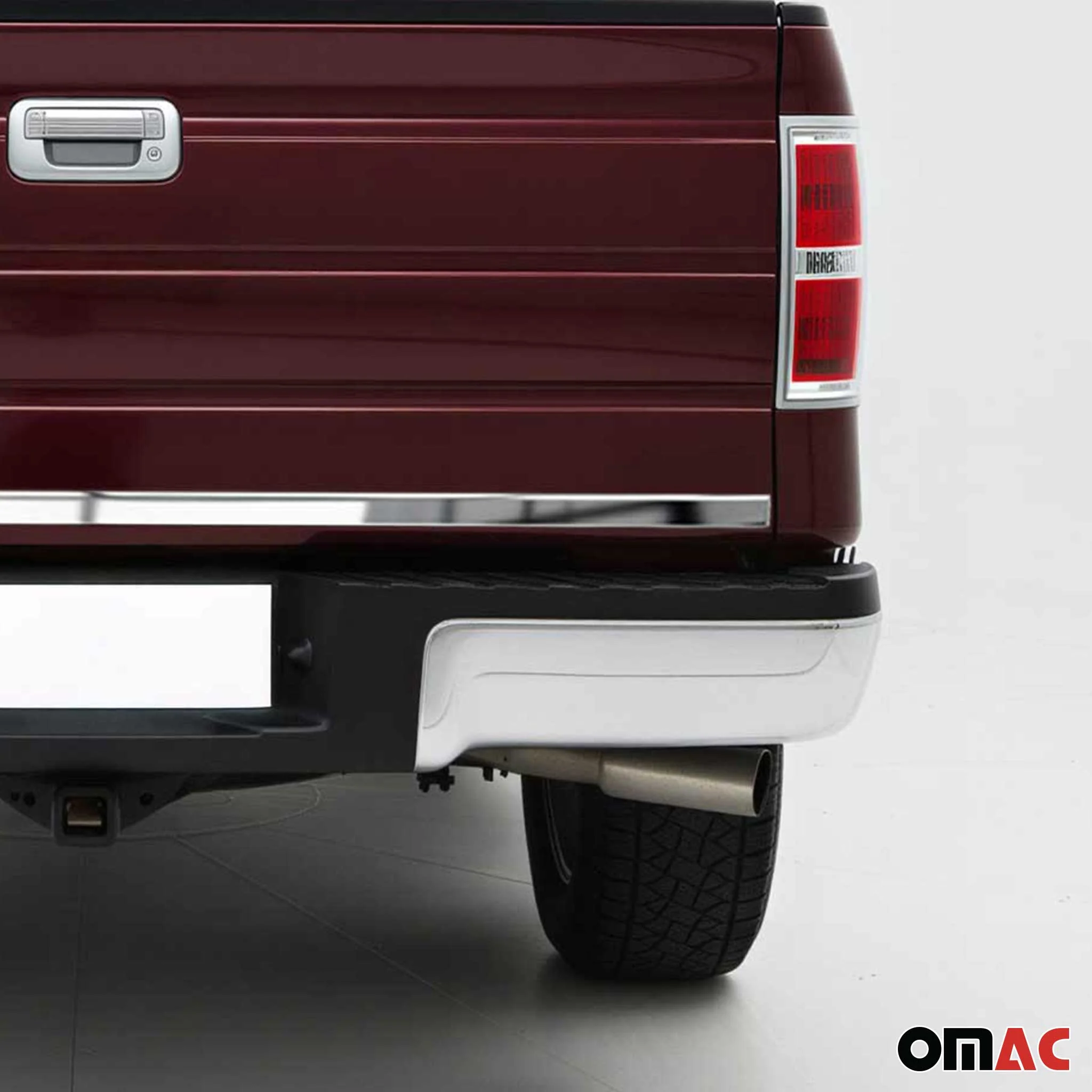 2009-2014 Ford F-150 Rear Trunk Lid Molding Trim Stainless Steel Silver 1Pc - Image 2