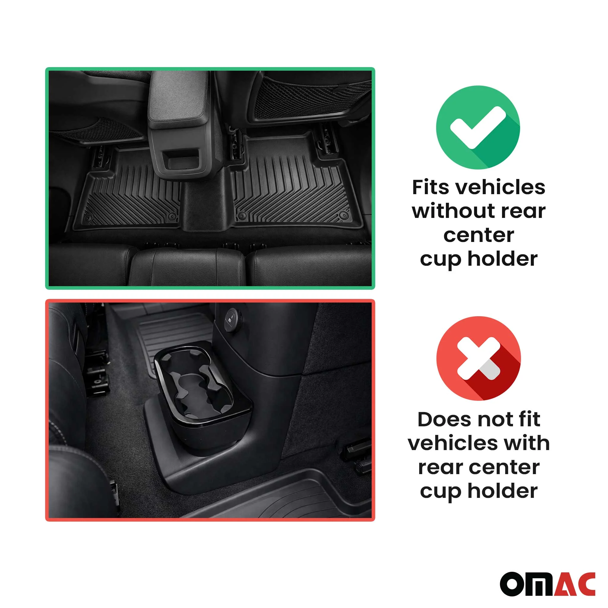 2011-2019 Ford Fiesta Floor Mats Liners Full Set All Weather Black - Image 4