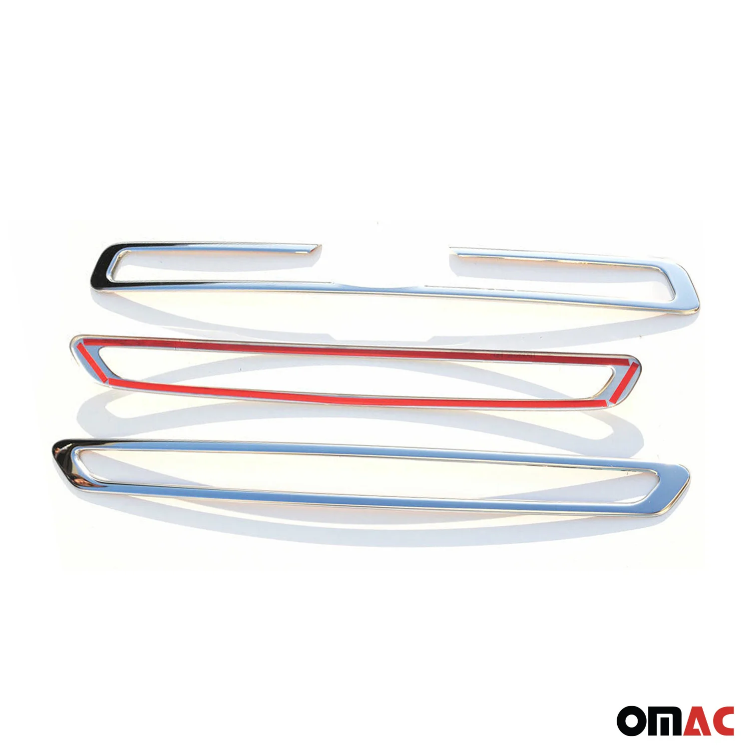 2015-2020 Ford Transit 150 250 350 Front Bumper Grill Trim Molding Stainless Steel 3Pcs - Image 8