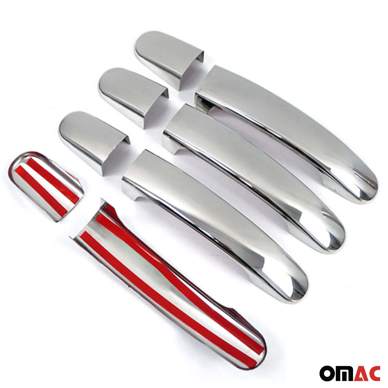 2015-2024 Ford Transit 150 Car Door Handle Cover Protector Stainless Steel 8 Pcs - Image 5