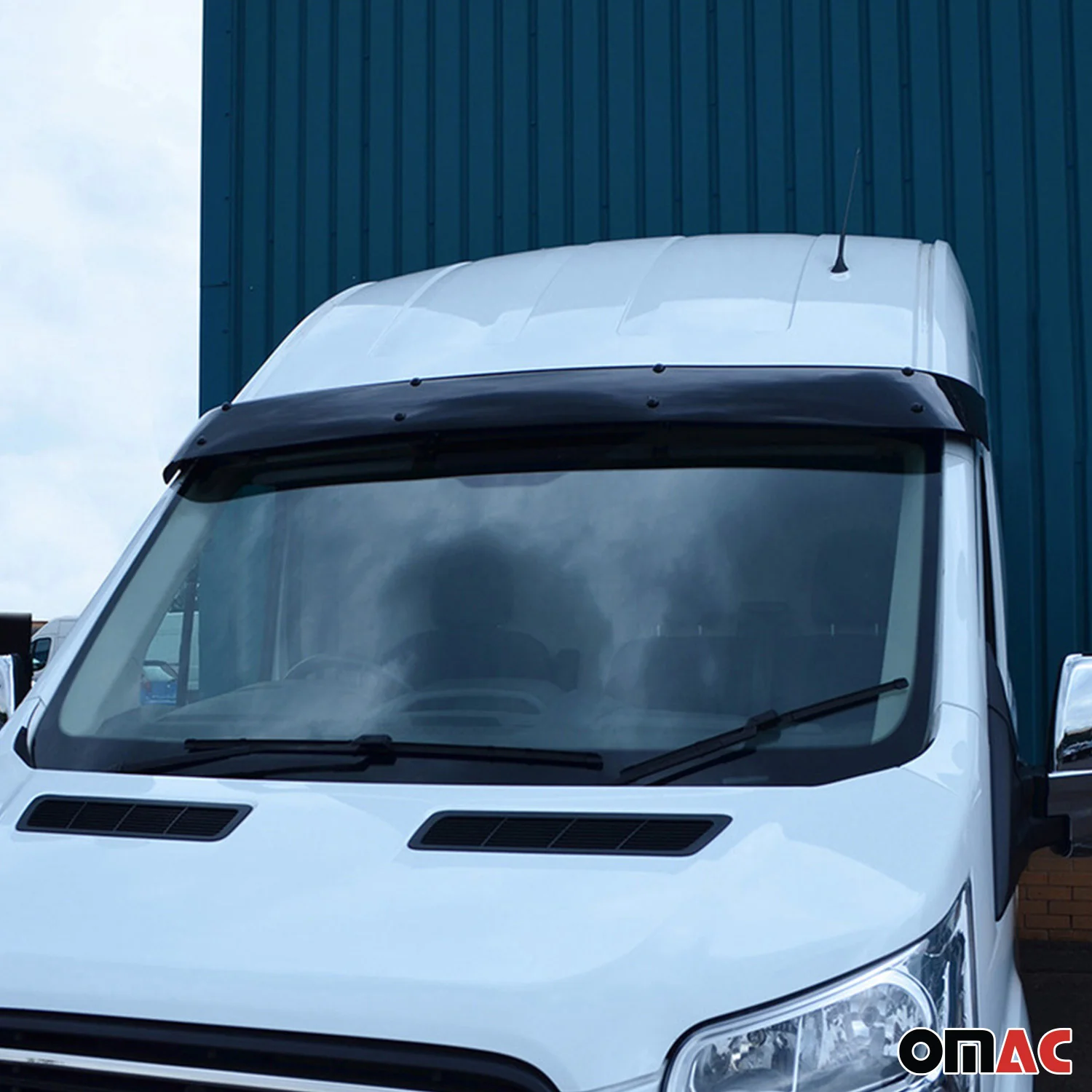 2015-2026 Ford Transit Front Windshield Sun Visor 1 Pc Smoke - Image 7