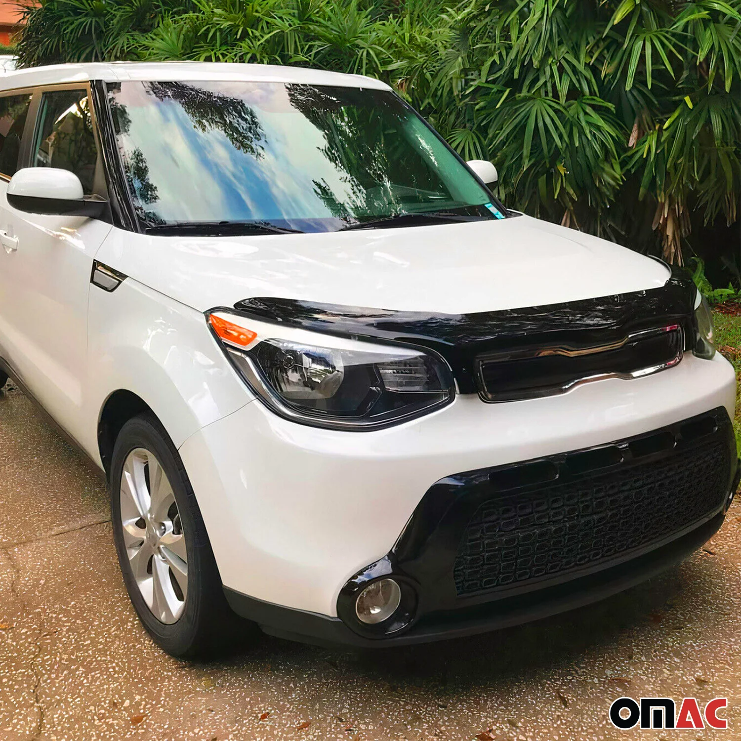 2014-2019 Kia Soul Front Bug Shield Hood Deflector 1 Pc Smoke - Image 9
